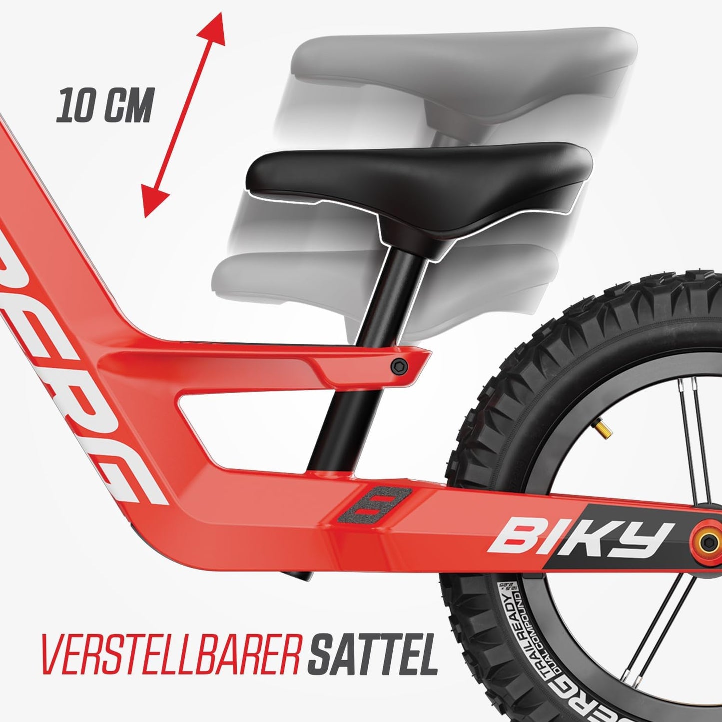 Laufrad Biky Cross, Rot