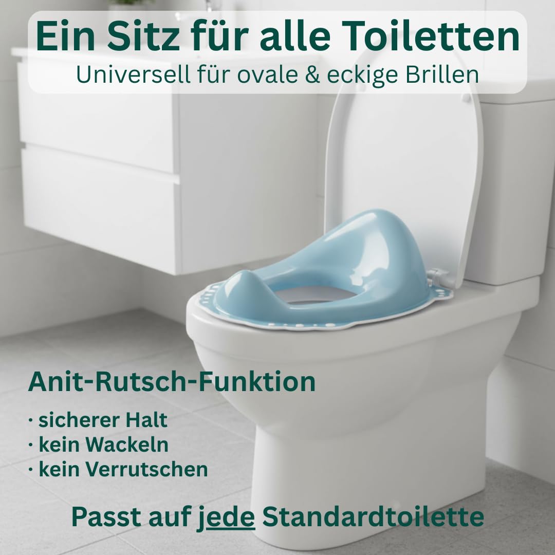 Toilettensitzaufsatz für Kinder, Einhorn Toilettenaufsatz