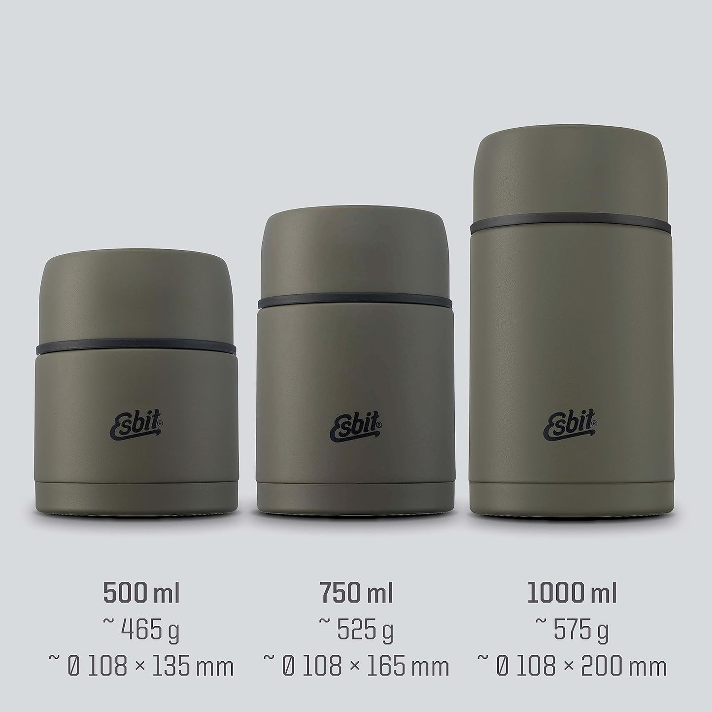 Isolier-Foodbehälter, Olivgrün 500 ml