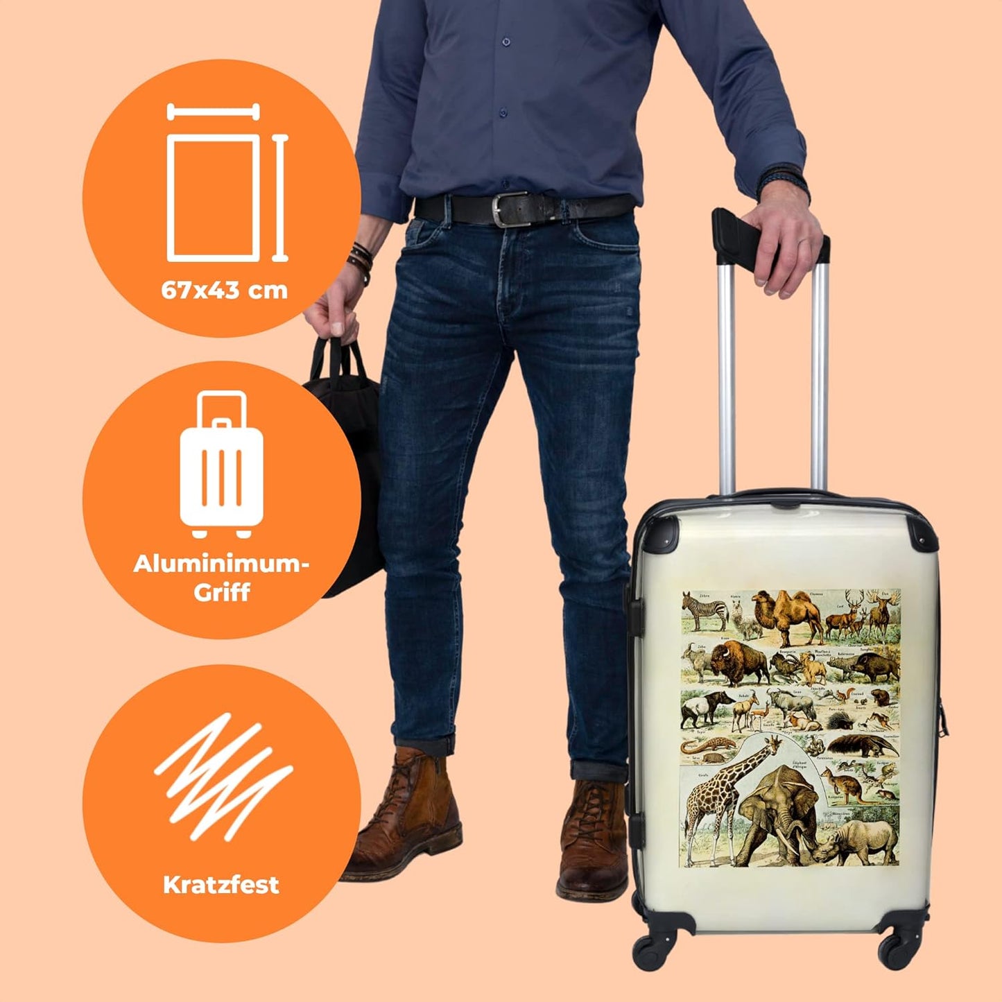Grosser Trolley-Reisekoffer