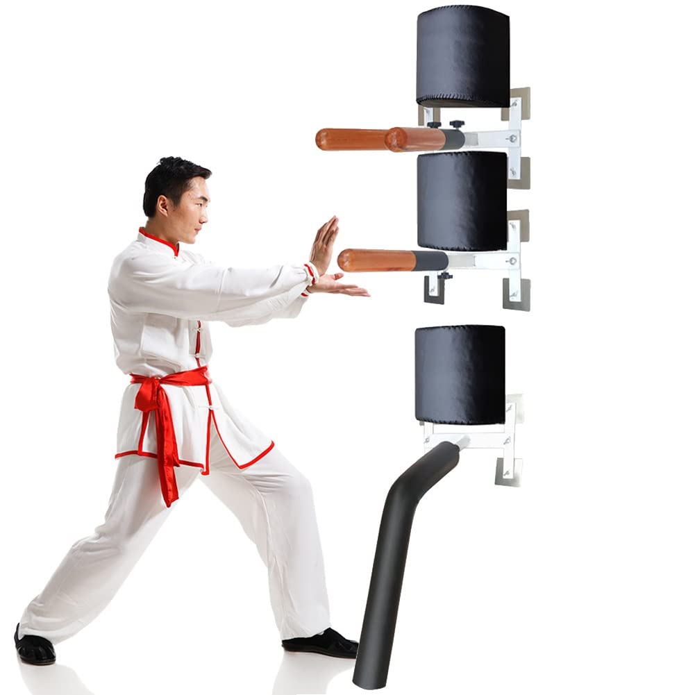Wing Chun Dummy zur Wandmontage mit Federarmen