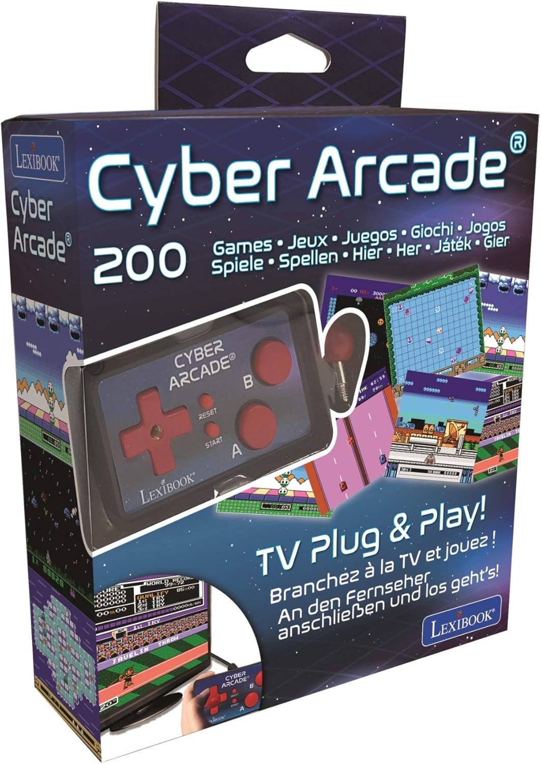 Cyber Arcade TV-Spielekonsole JG6500, JG6500