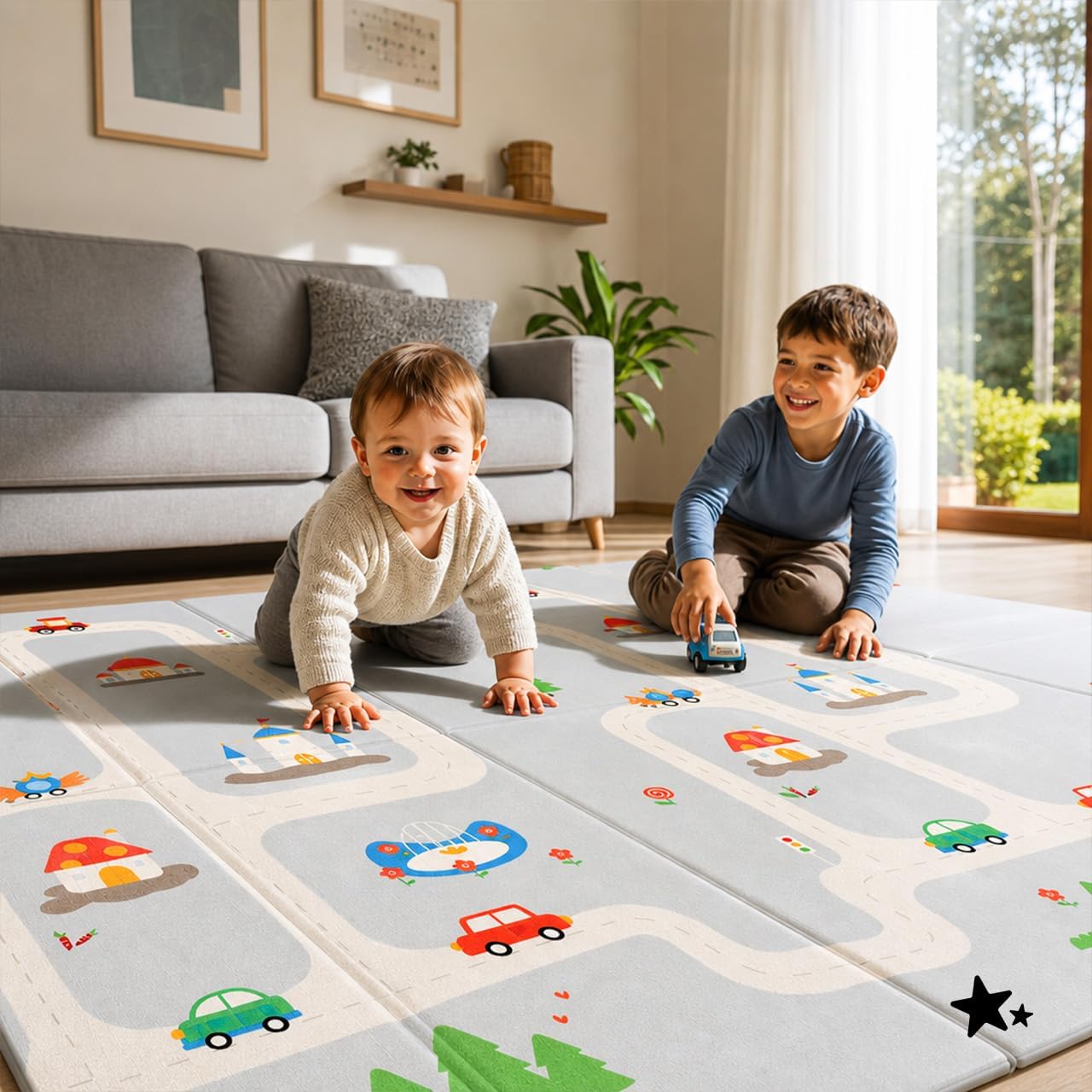 Faltbare Baby-Krabbelmatte