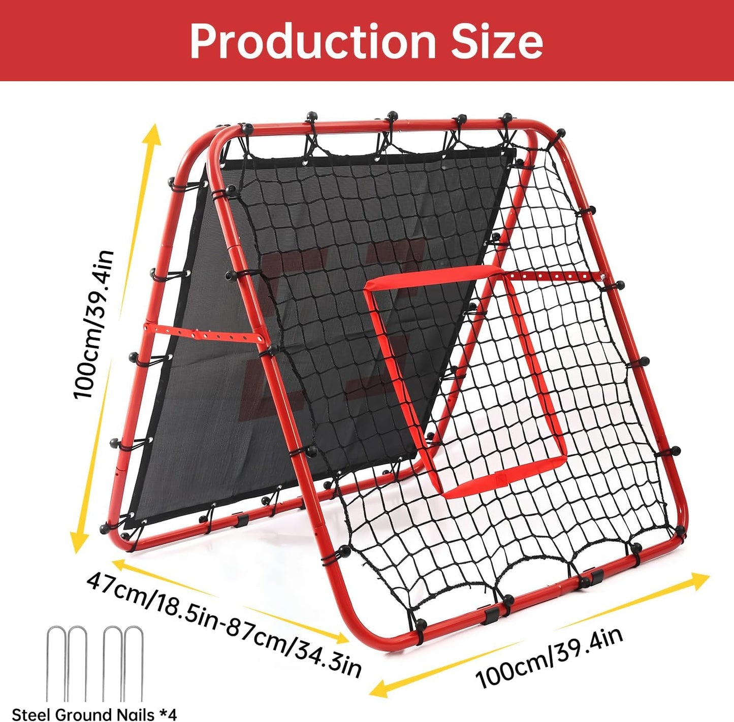 Rebounder für Fussball- und Volleyballtraining