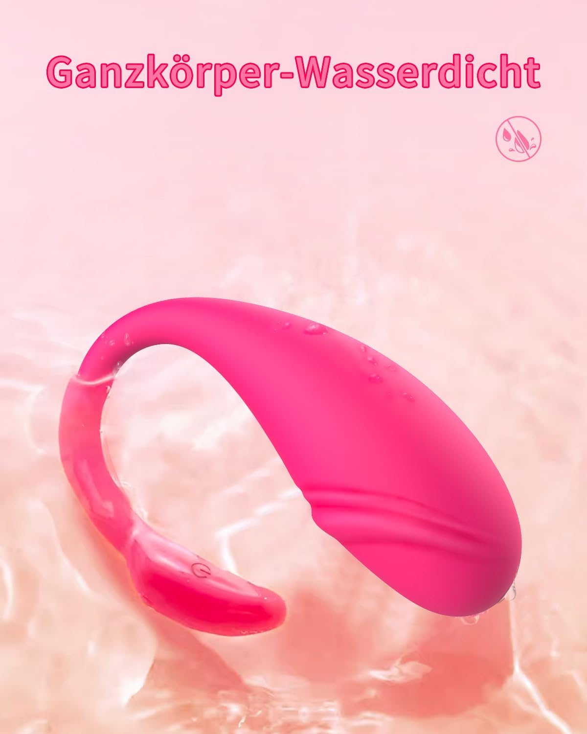 Vibrator mit Fernbedienung für Paare, Pink