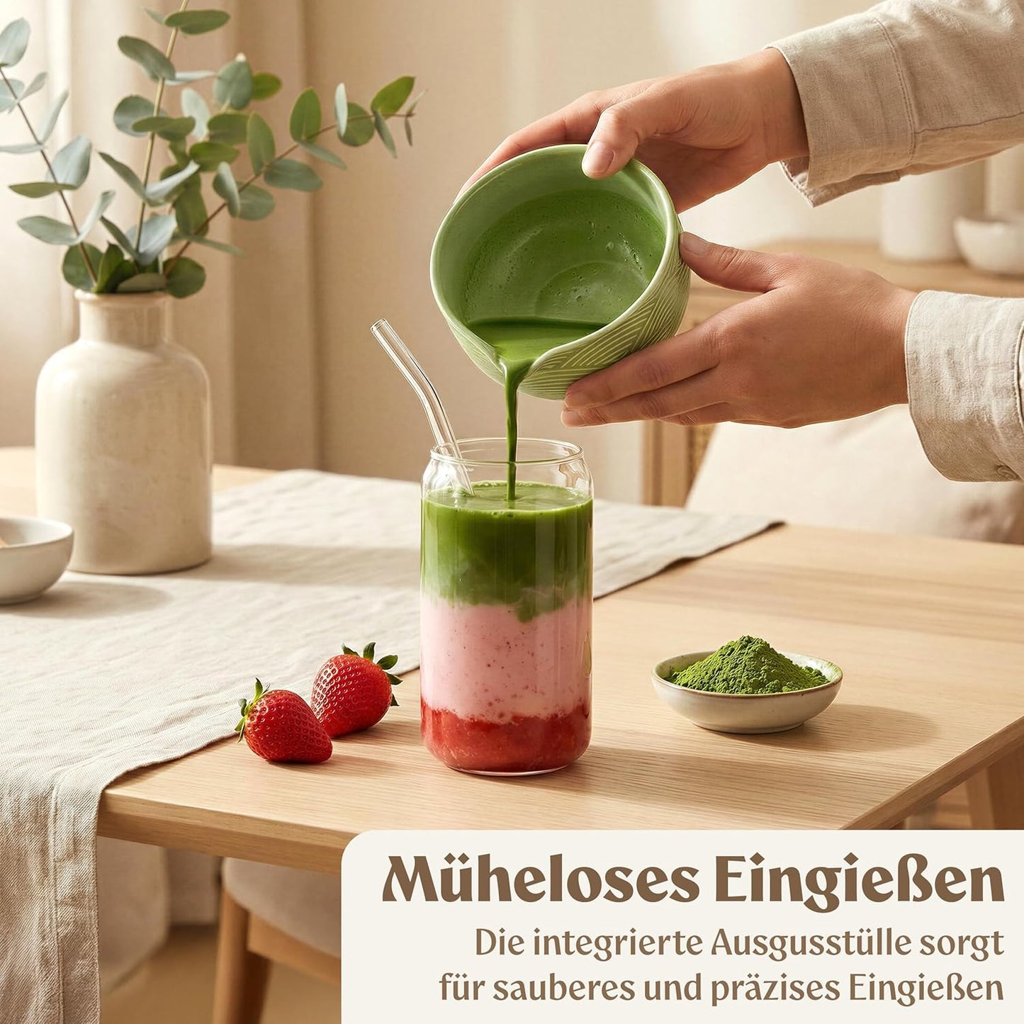 Matcha Set, Grün