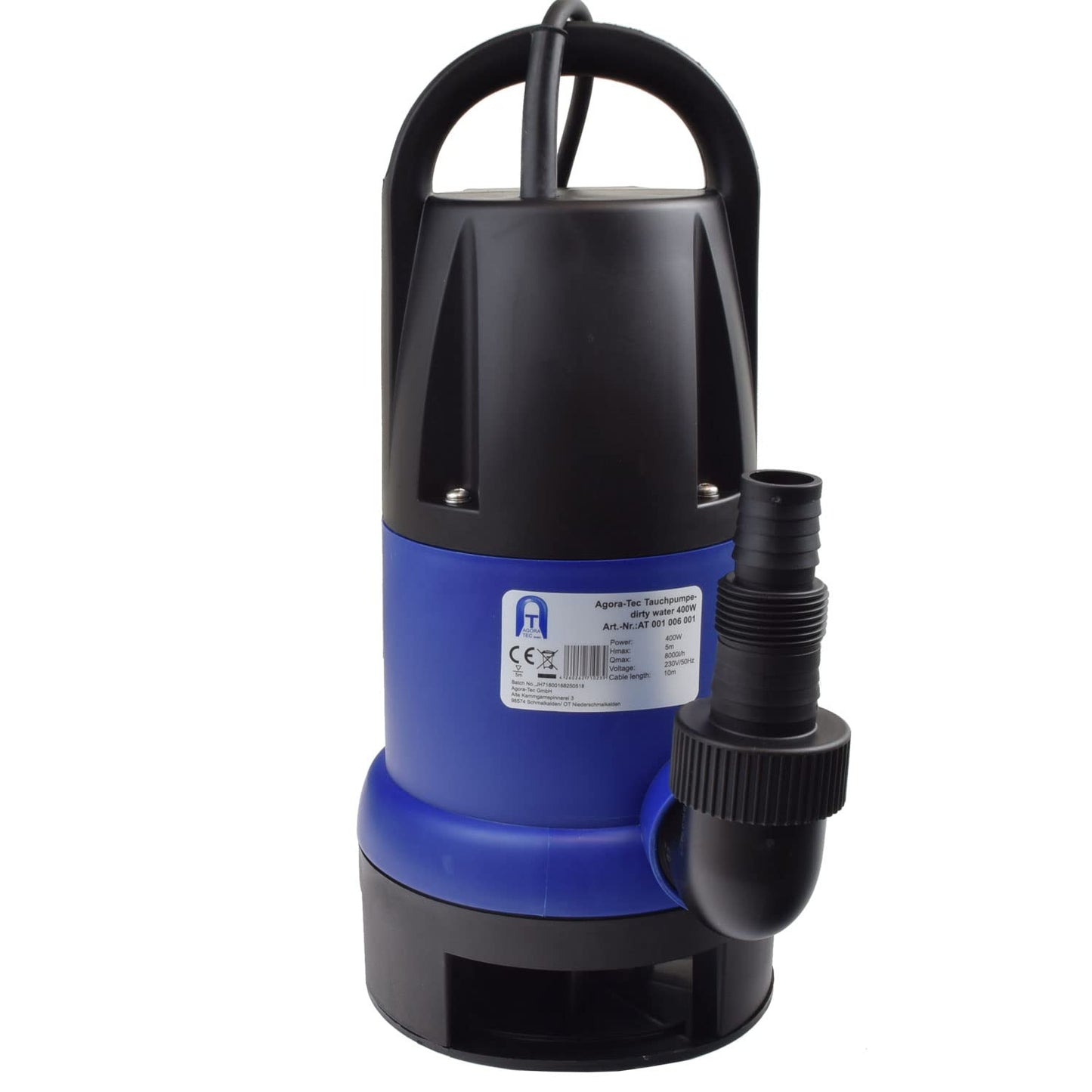 Dirty Water 400 Tauchpumpe mit integriertem Schwimmerschalter