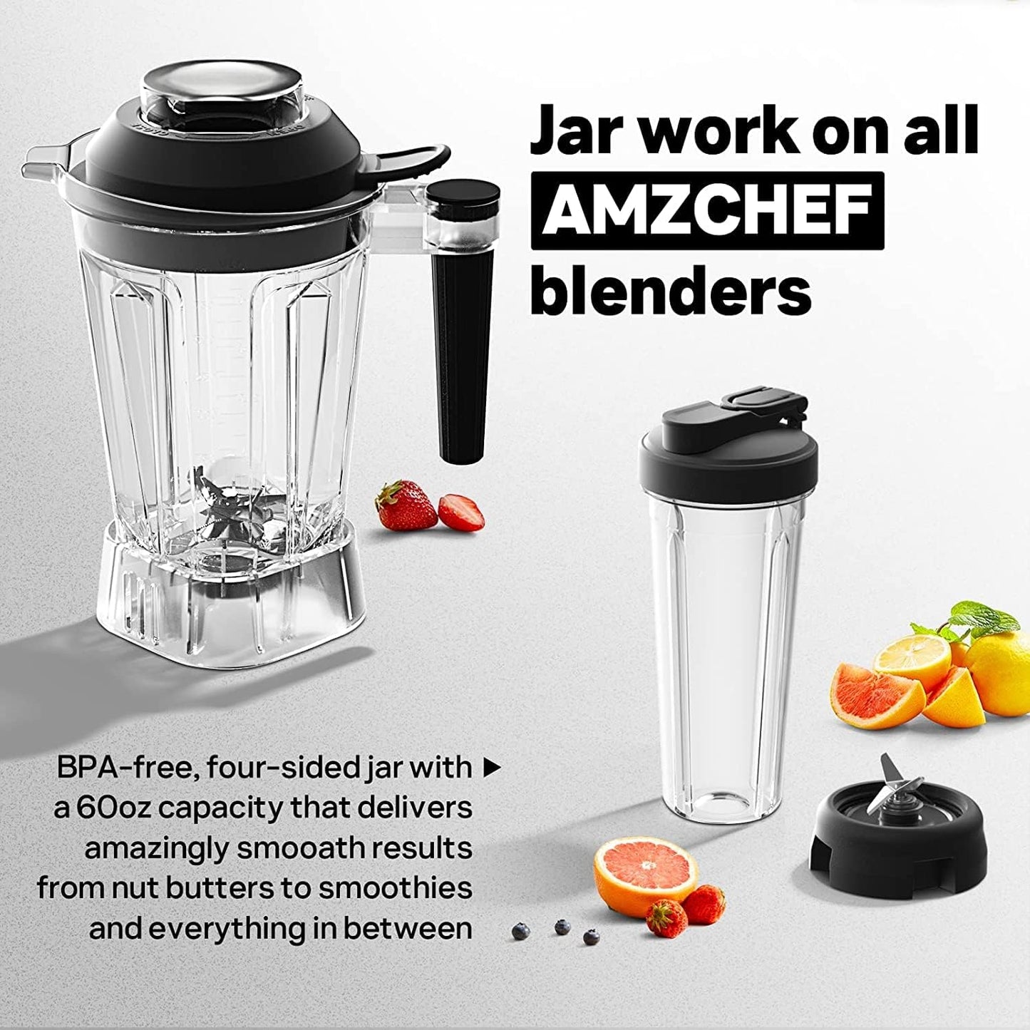 Hochleistungsmixer, Mattes Grau ; Standmixer