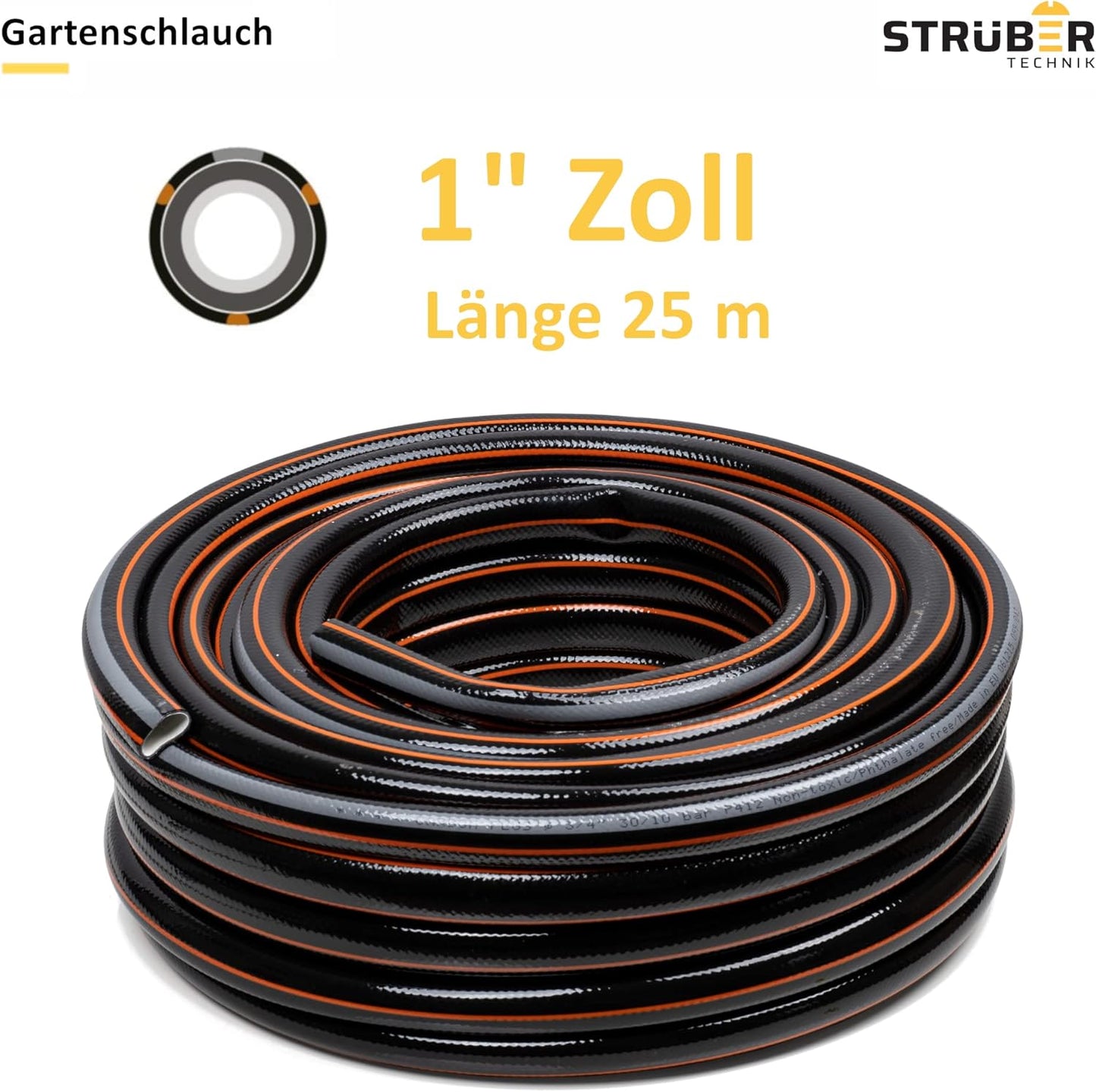 Gartenschlauch, 25 m, 1" 25m