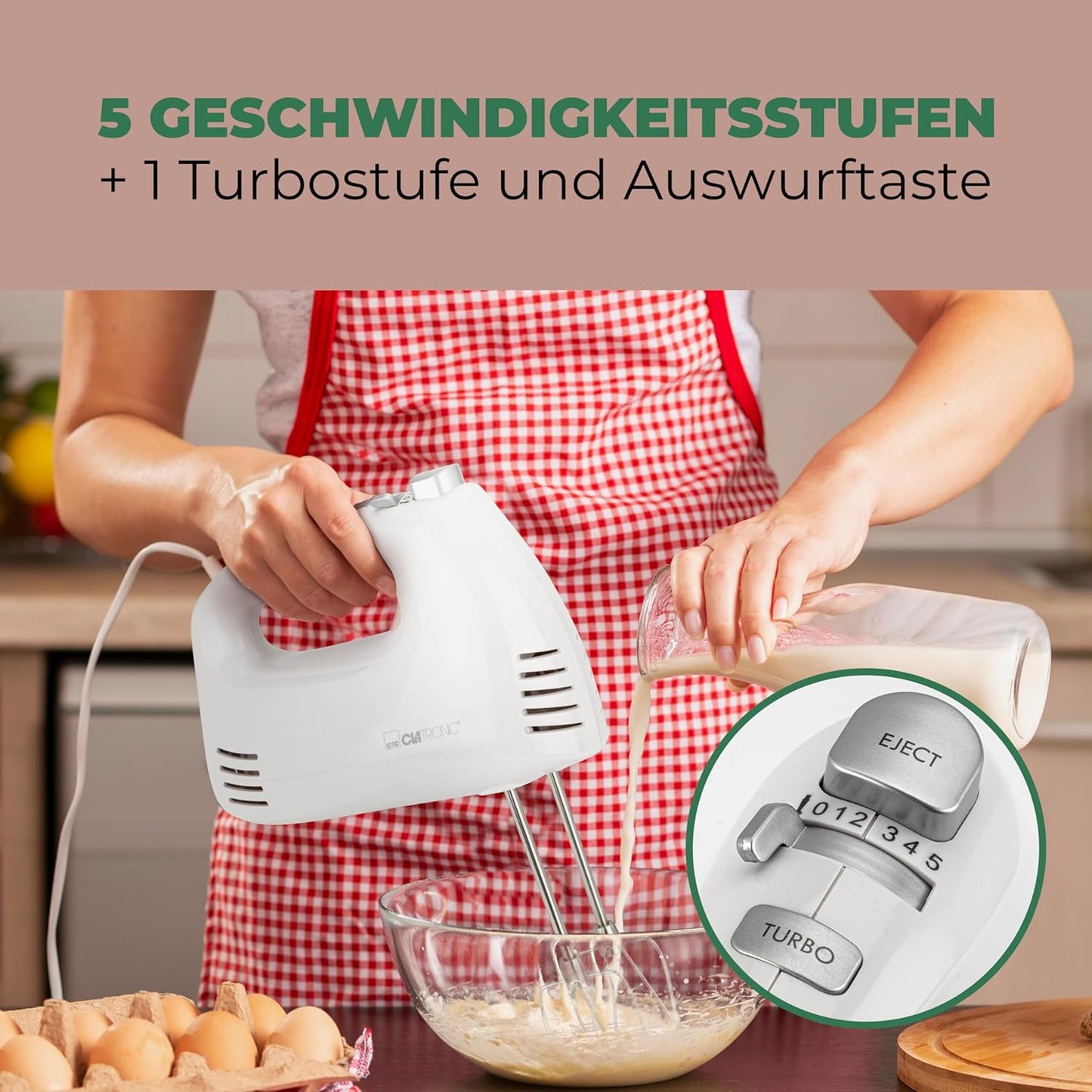 Handmixer & Stabmixer Kombi HM 3524, 300 Watt