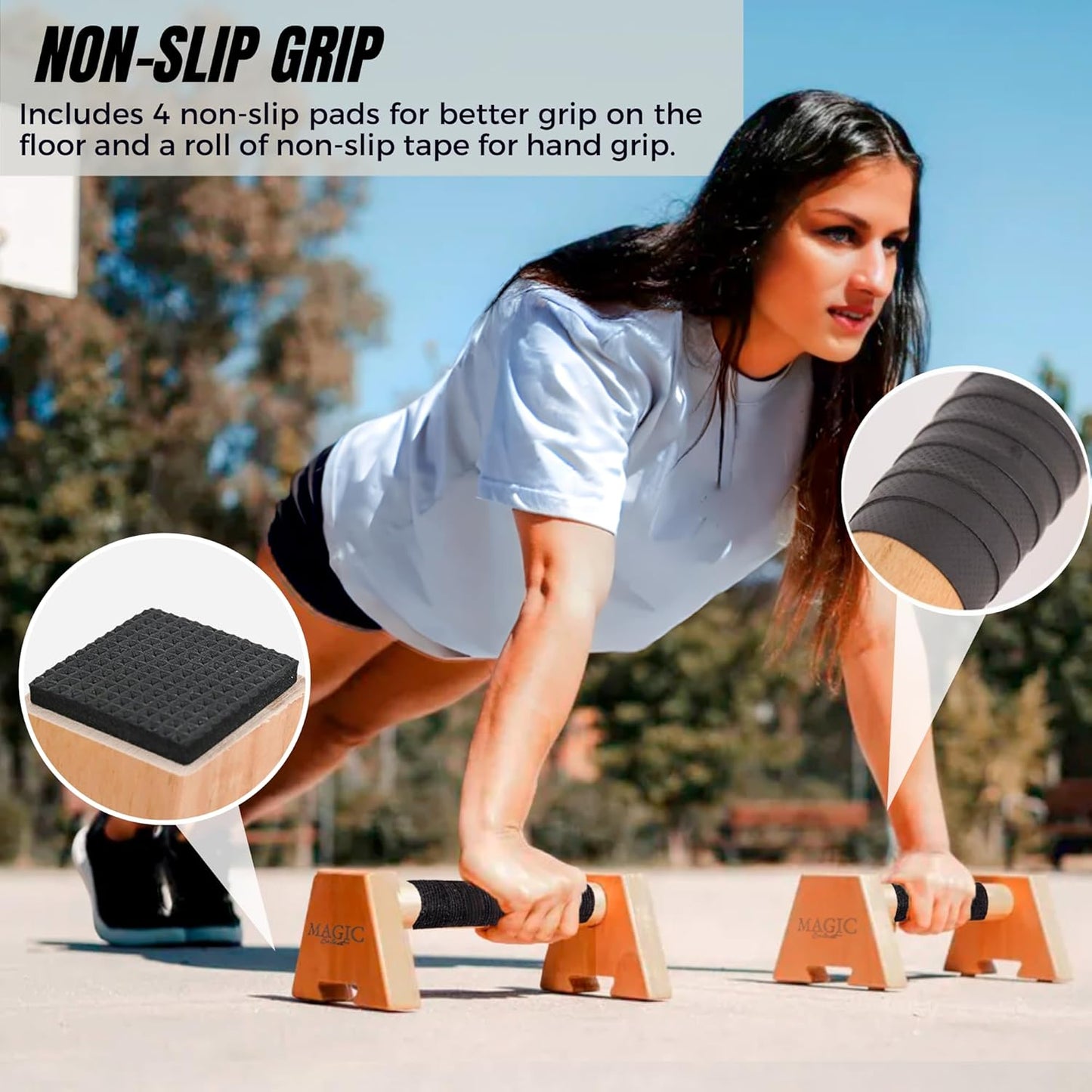 Push-Up-Trainingsset mit Widerstandsband, B0072