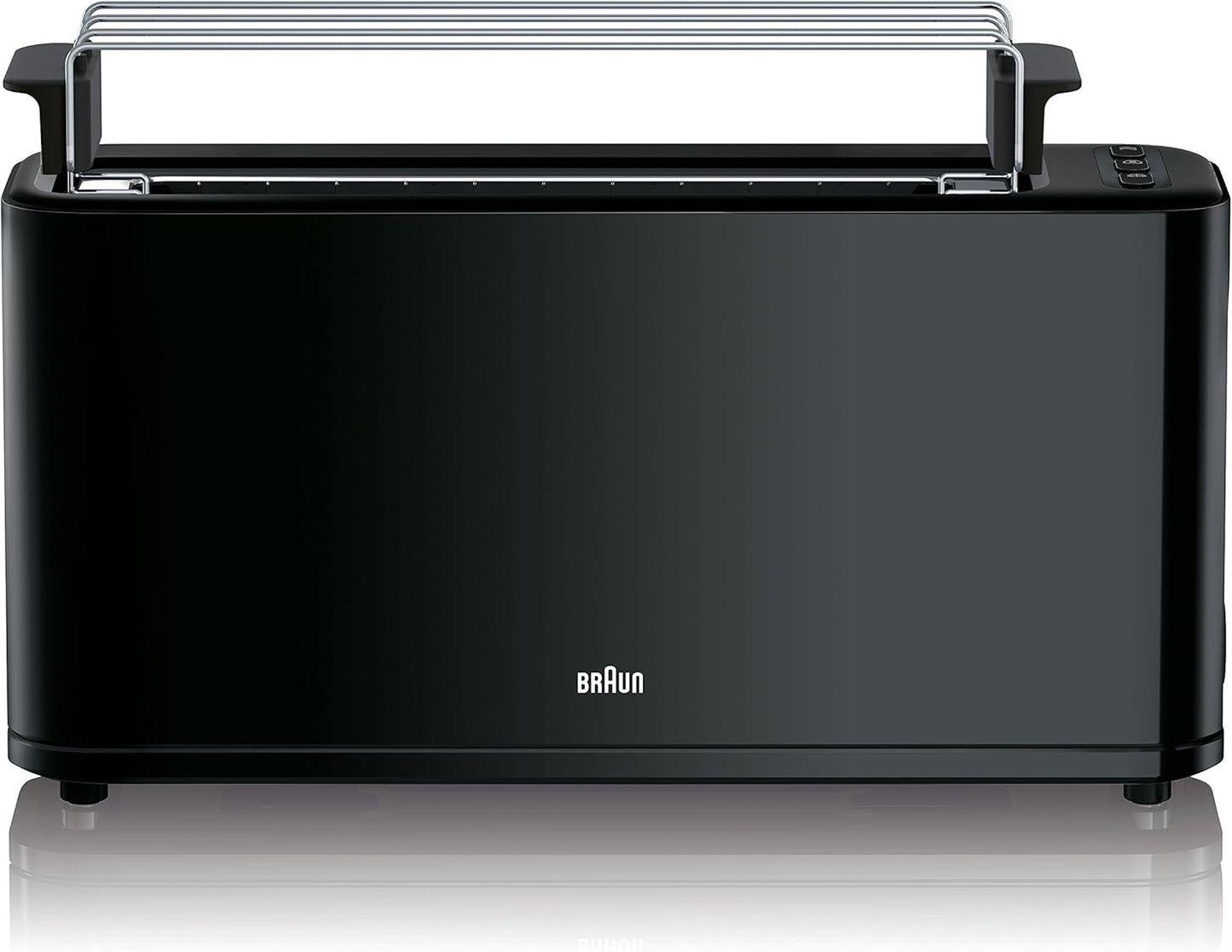 Langschlitz-Toaster mit Aufwärm- und Auftaufunktion PureEase HT3110, Schwarz
