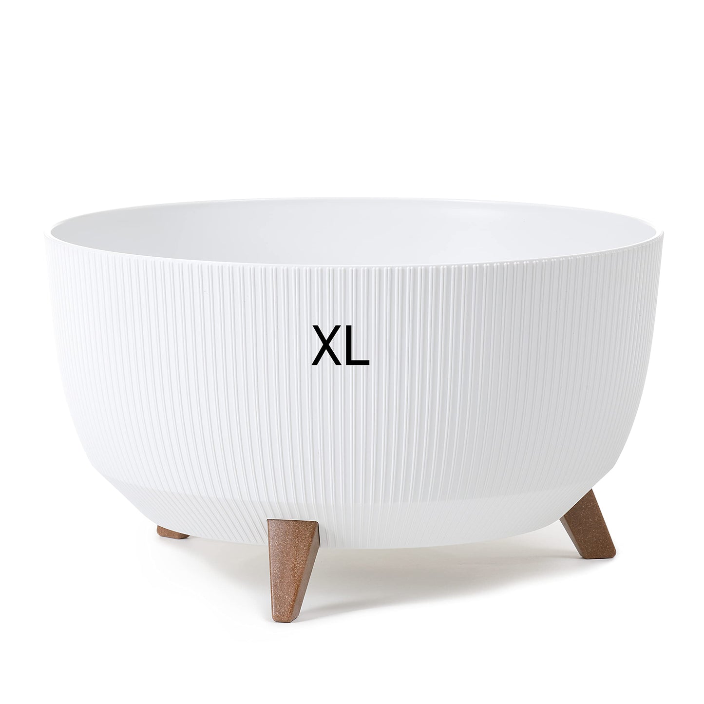 Blumenschale, Weiss/Opulenter Garten XL - 47 cm