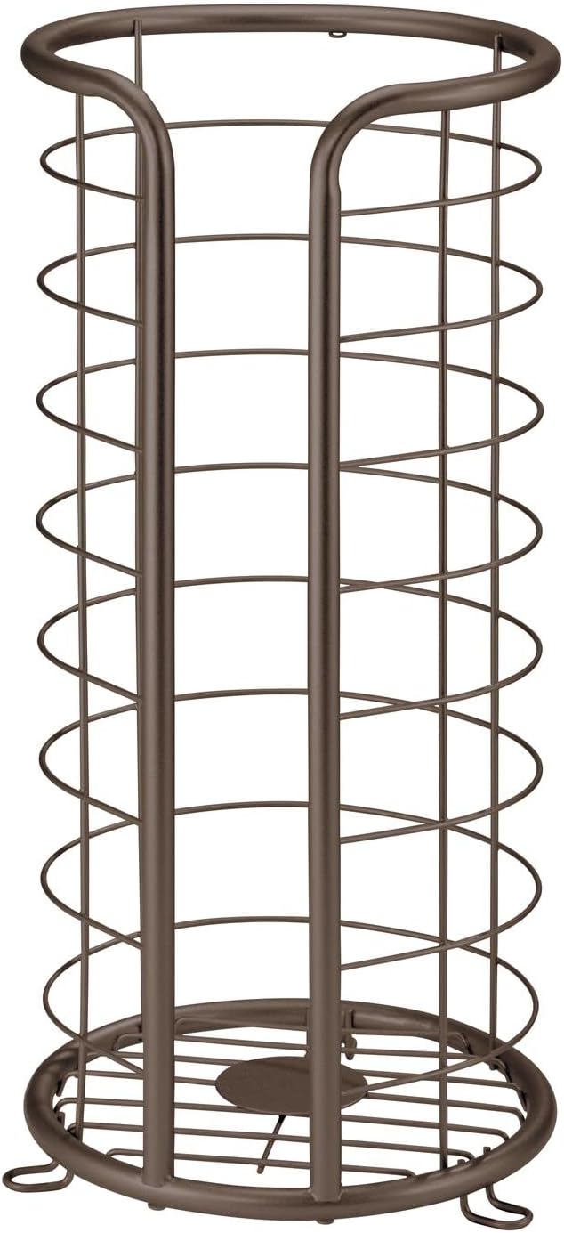 Freistehender Toilettenpapierhalter, Bronze