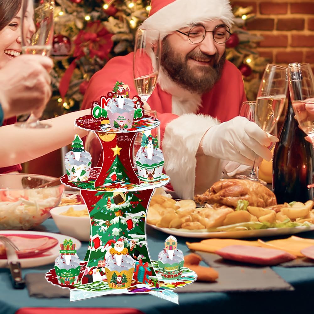 Weihnachtsbaum Cupcake-Ständer, Weihnachten