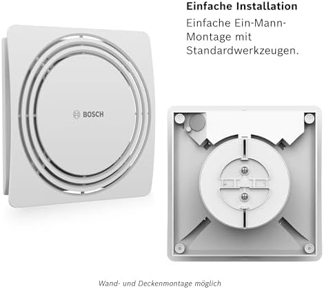 FAN 1900 W100 DH, 100 mm diameter Feuchtigkeitssensor mit Timer