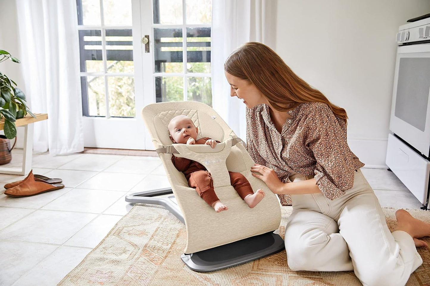 Evolve 3in1 Babywippe, Cream / Knit