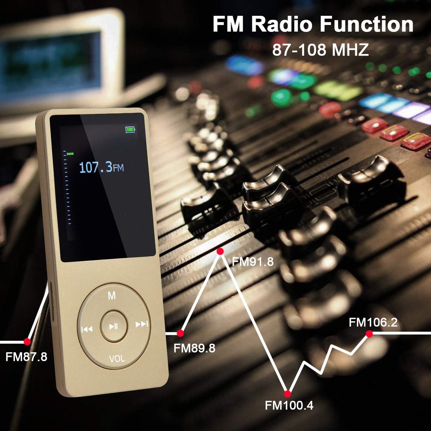 Music Player, 8G, Gold