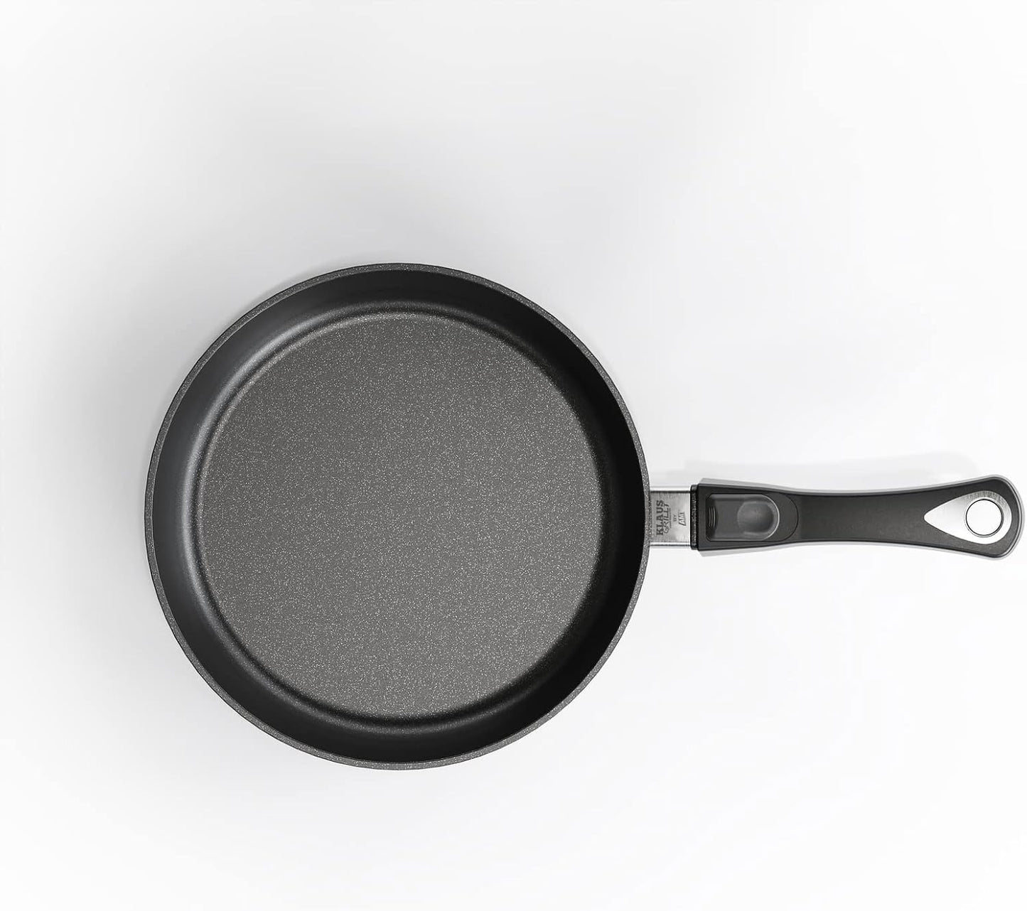 Schmorpfanne Induktion, abnehmbarer Stiel, Sonder-Edition Klaus grillt, Schmorpfanne Ø 28 cm, 5 cm hoch Induktionsgeeignet