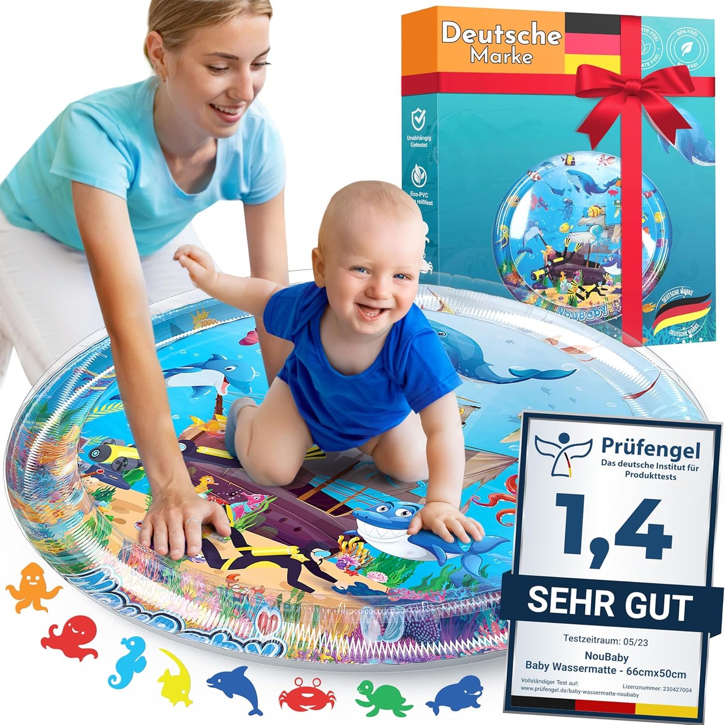 Wasserspielmatte für Babys XXL (100 cm), XXL 100 CM