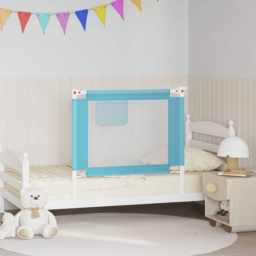 Kleinkind Bettschutzgitter, 90 x 25 cm Blau