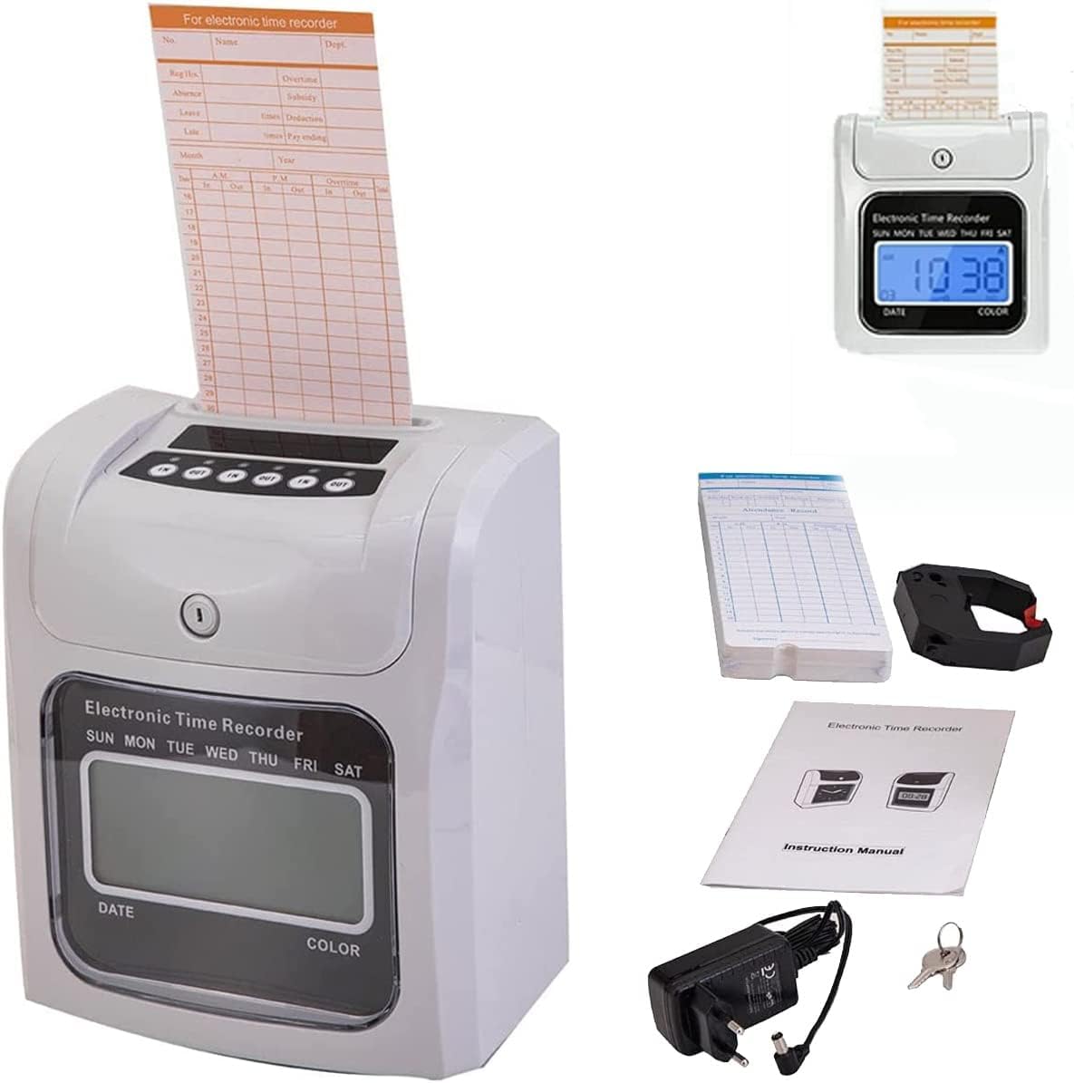 Elektronische Stempeluhr 960SB mit Zubehör-Set