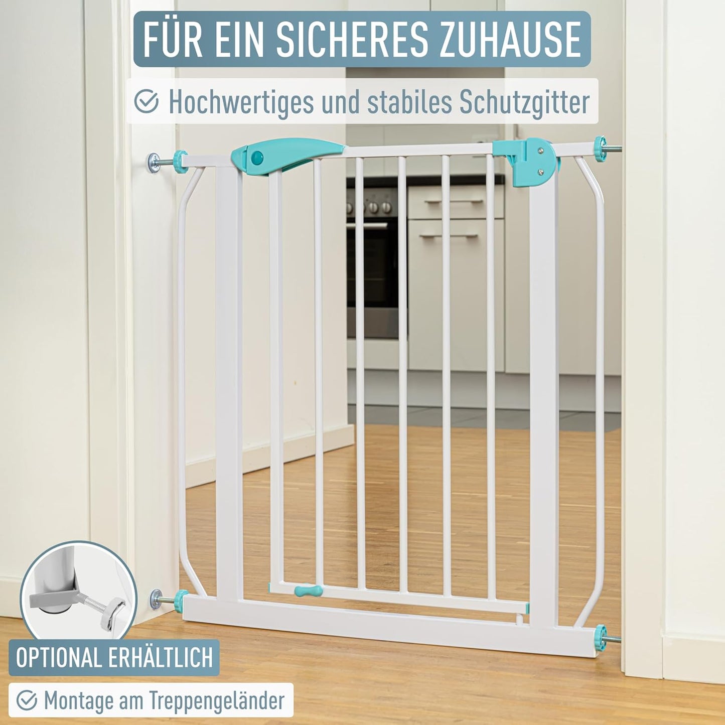 Treppenschutzgitter Berrin, 75 - 85 cm