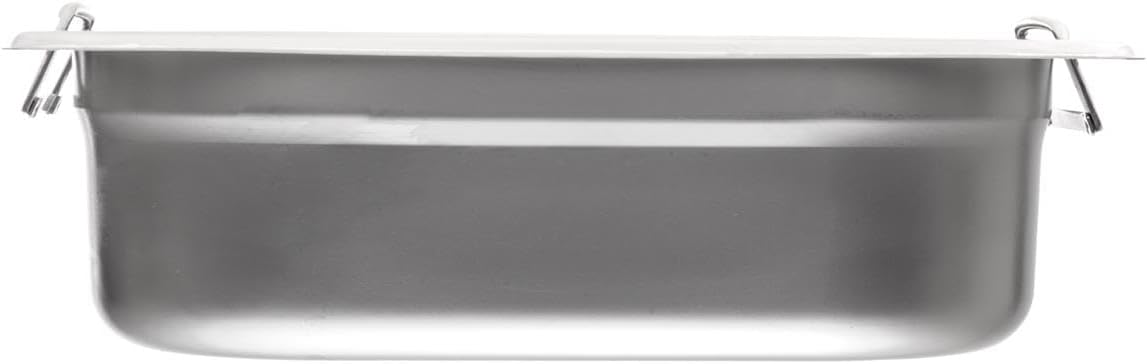 Edelstahl GN Behälter 1/2, GN 1/2 Höhe 100 mm mit Griffe