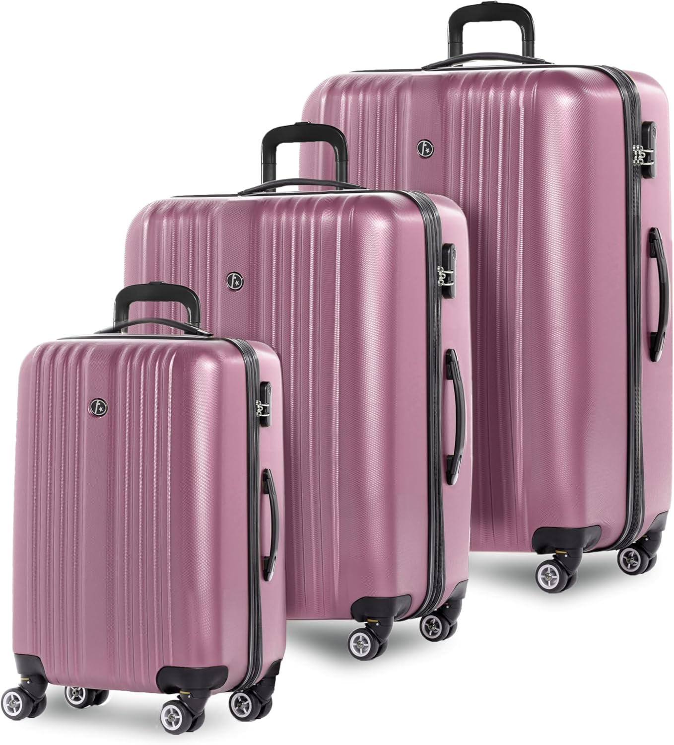 3-teiliges Hartschalenkoffer-Set "Toulouse", 3er Set English Rose