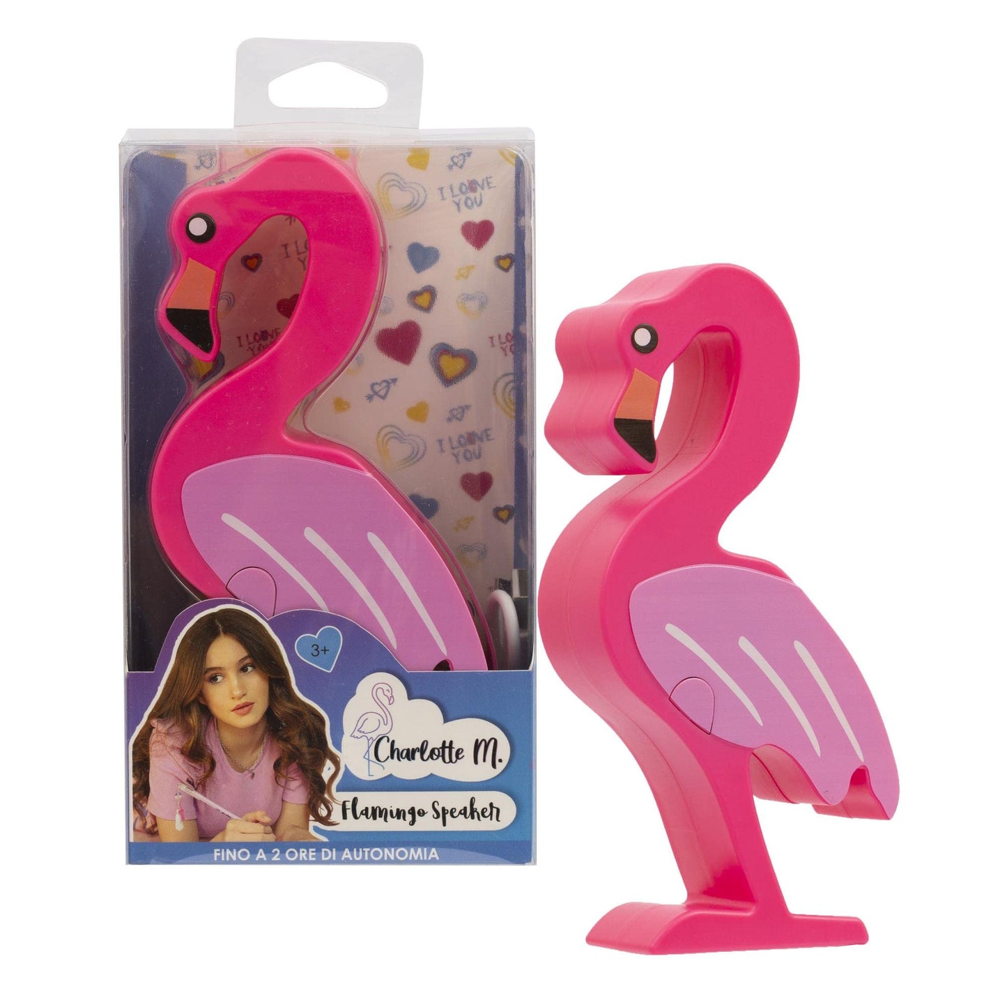 Tragbarer Bluetooth-Lautsprecher Flamingo für Kinder