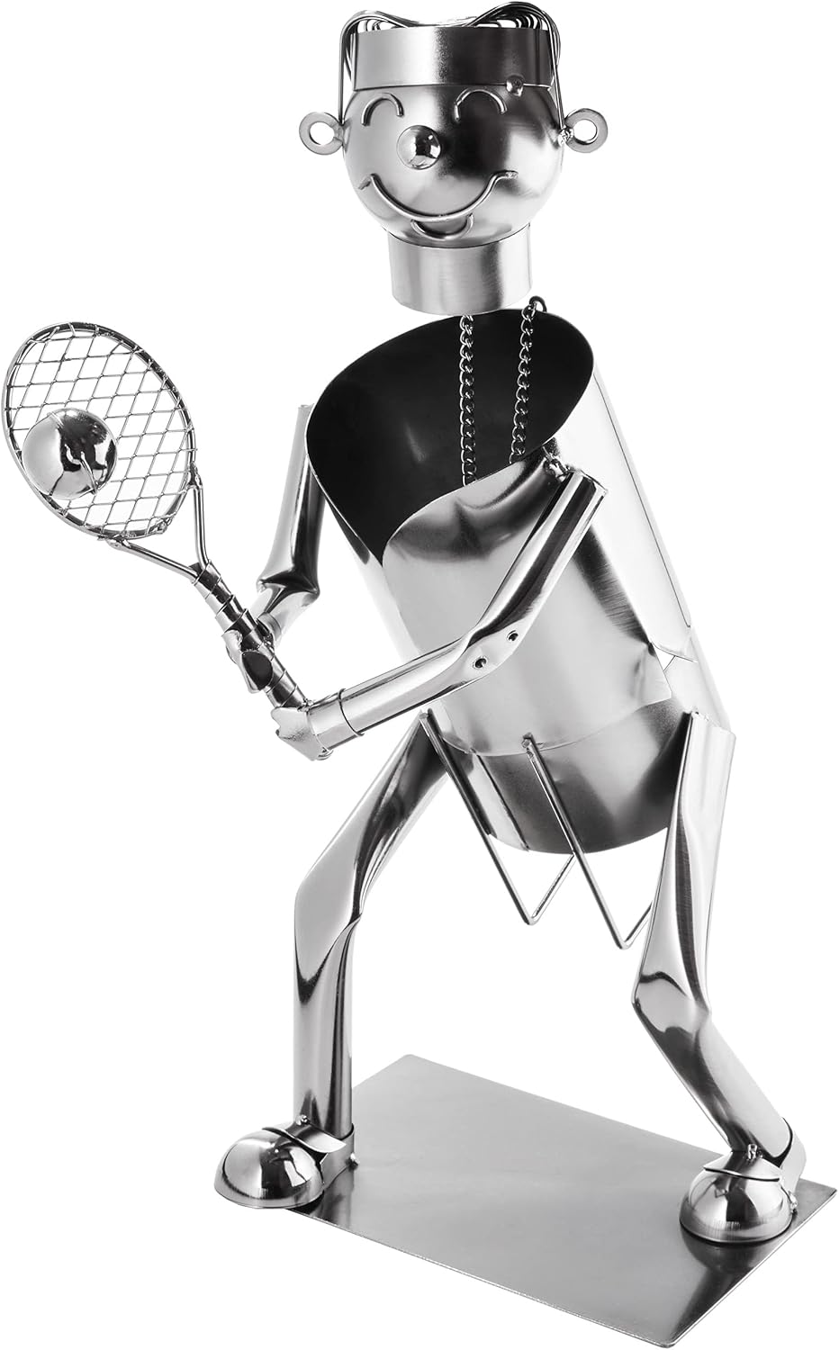 Weinflaschenhalter Tennisspielerin