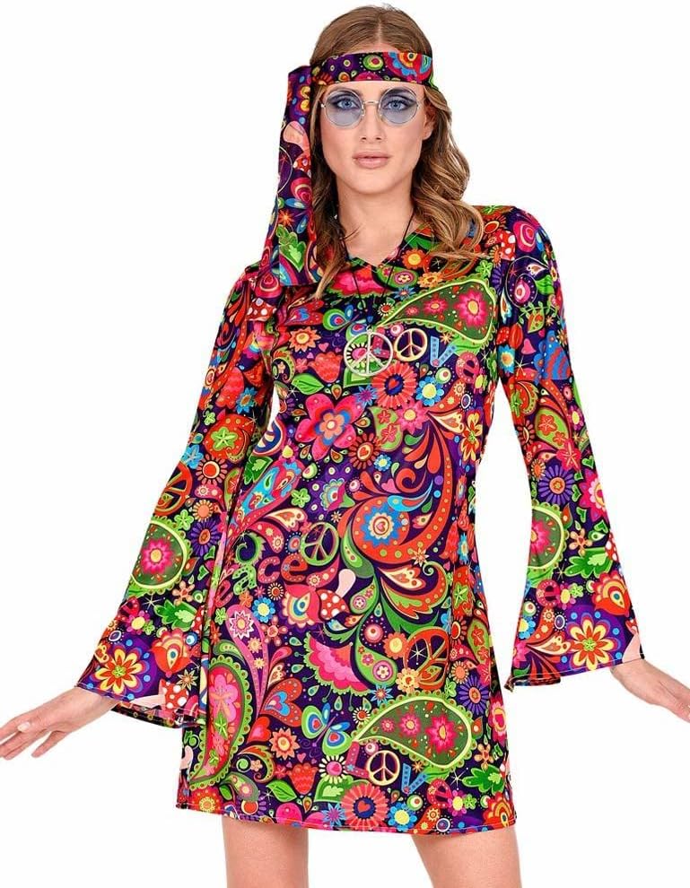 Damenkostüm Hippie Girl, M