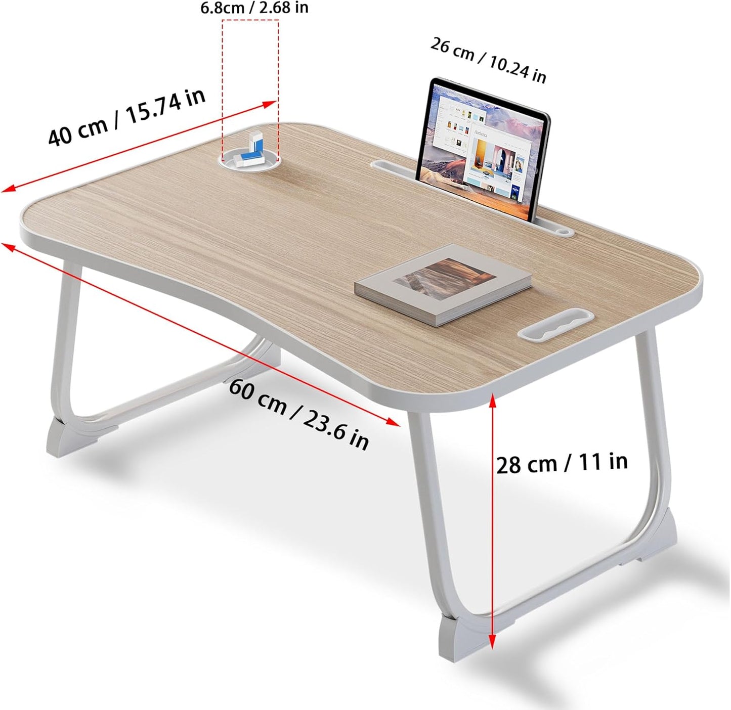 Laptop-Betttisch, Wood