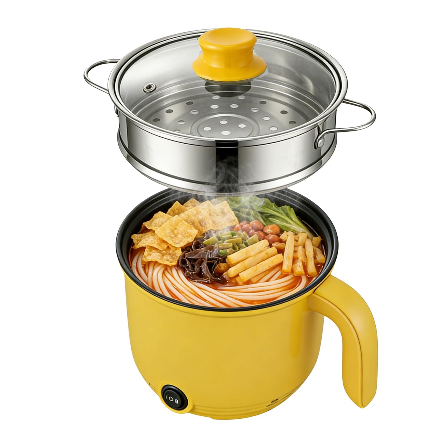 Elektrischer Hot Pot mit Dampfgarer