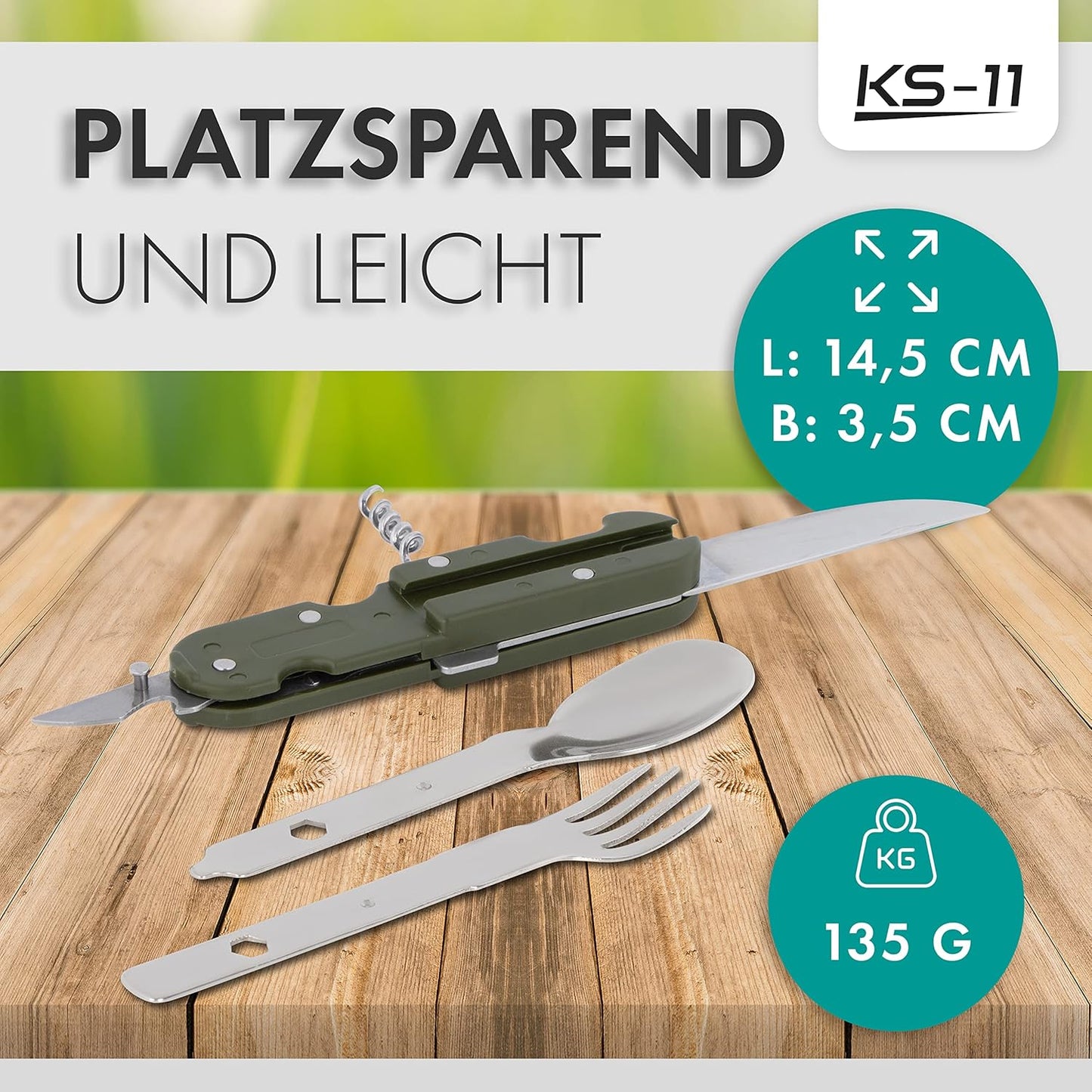 Campingbesteck-Set (6-teilig)