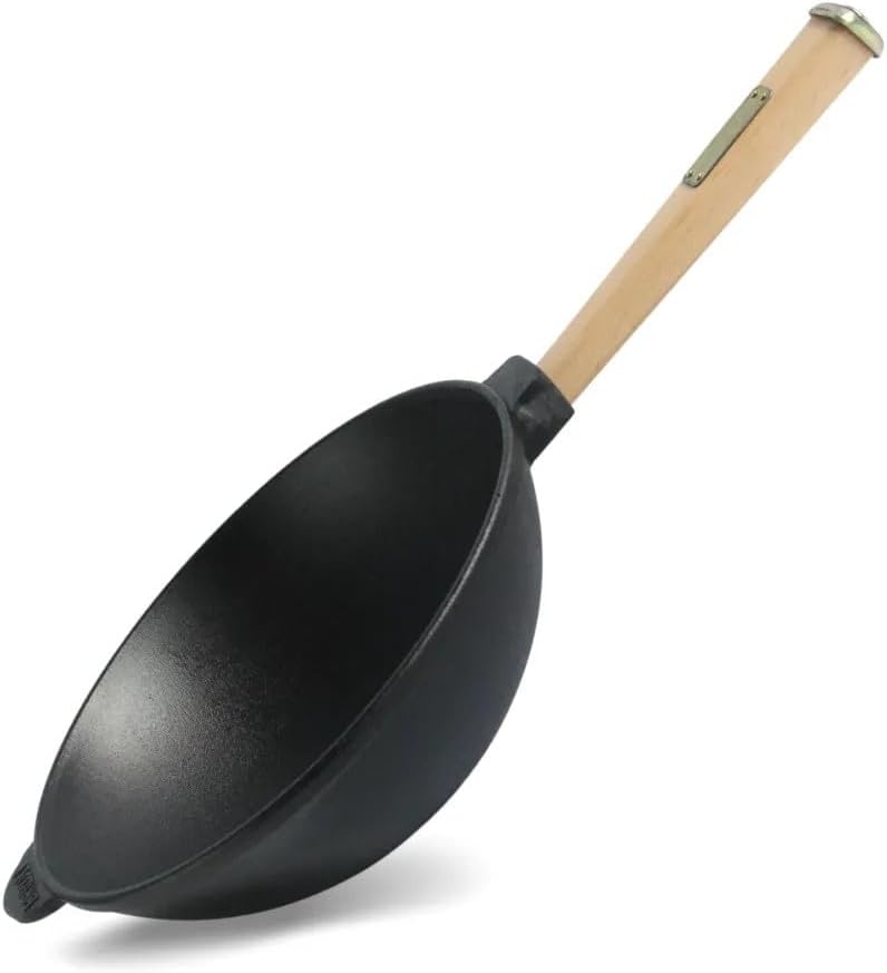 Wokpfanne mit abnehmbarem Griff, 24 cm / Ohne Glasdeckel