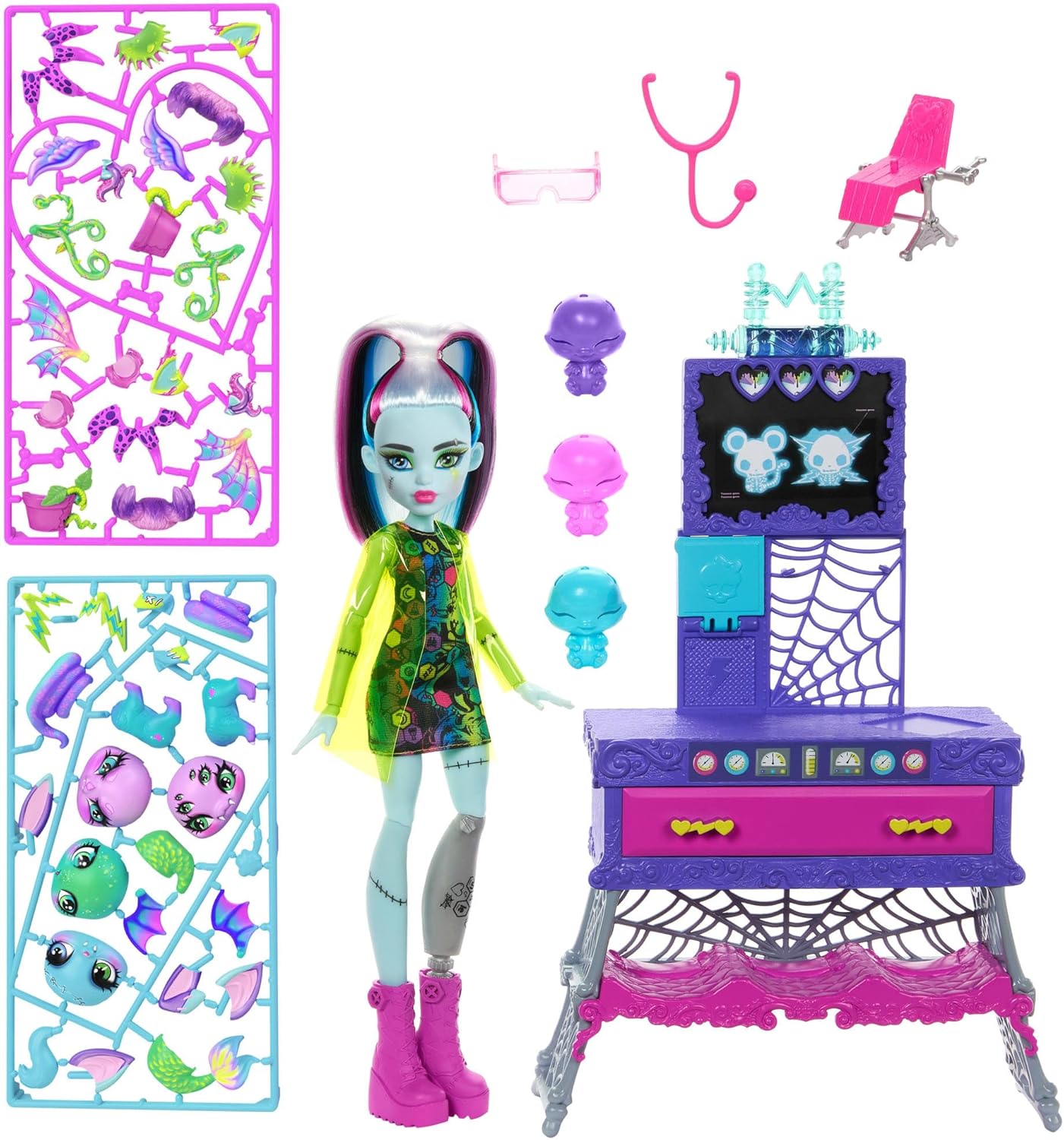 Make-A-Monster Haustier-Spielset (30+ Zubehörteile), Purple - Make A Monster-pet