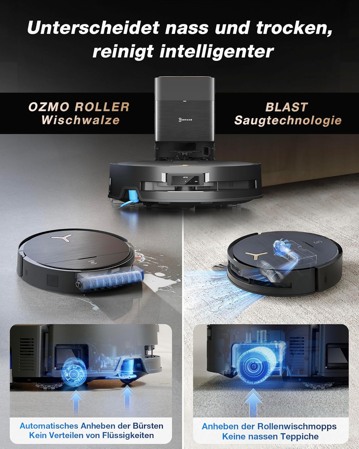 DEEBOT X9 PRO Saugroboter mit Wischfunktion