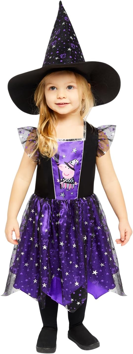 Baby Kostüm Peppa Lila Kleid Alter 12-24 Monate, 92