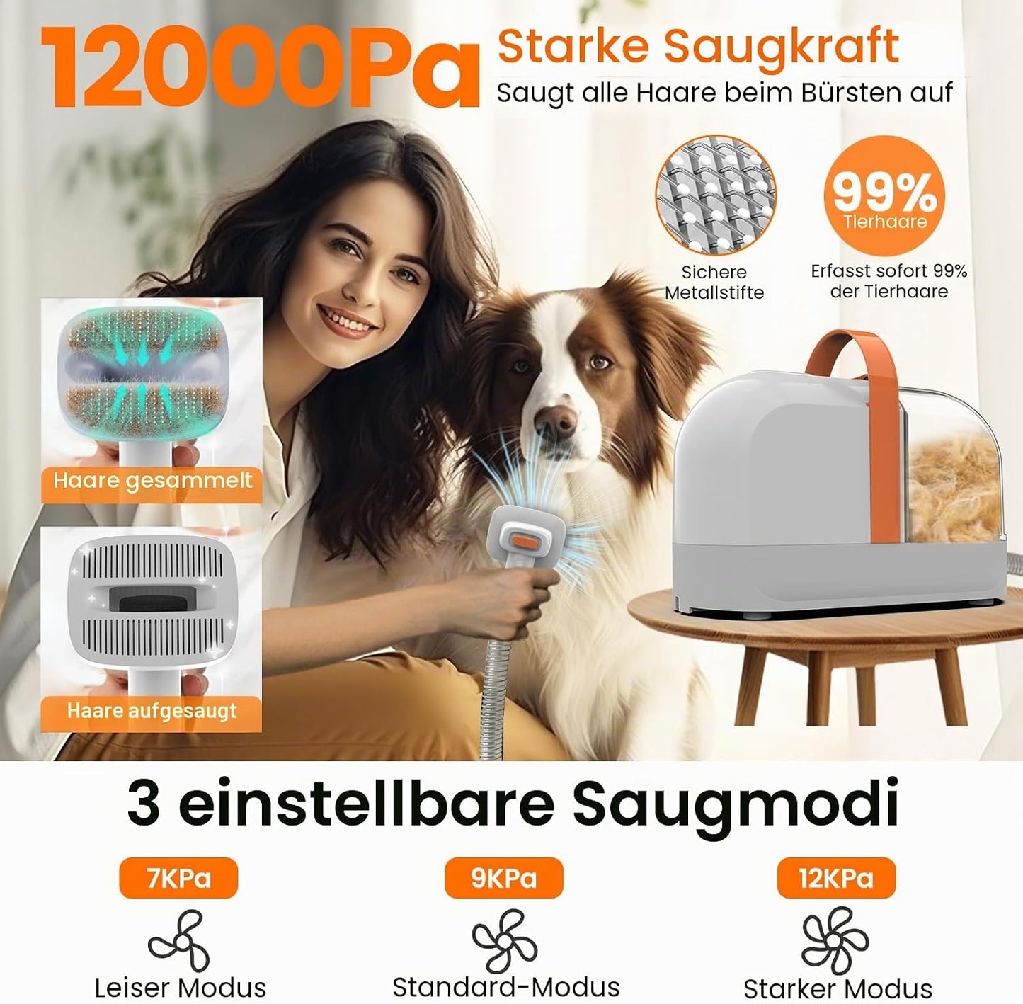 PG10 Hundeschermaschine mit Staubsauger