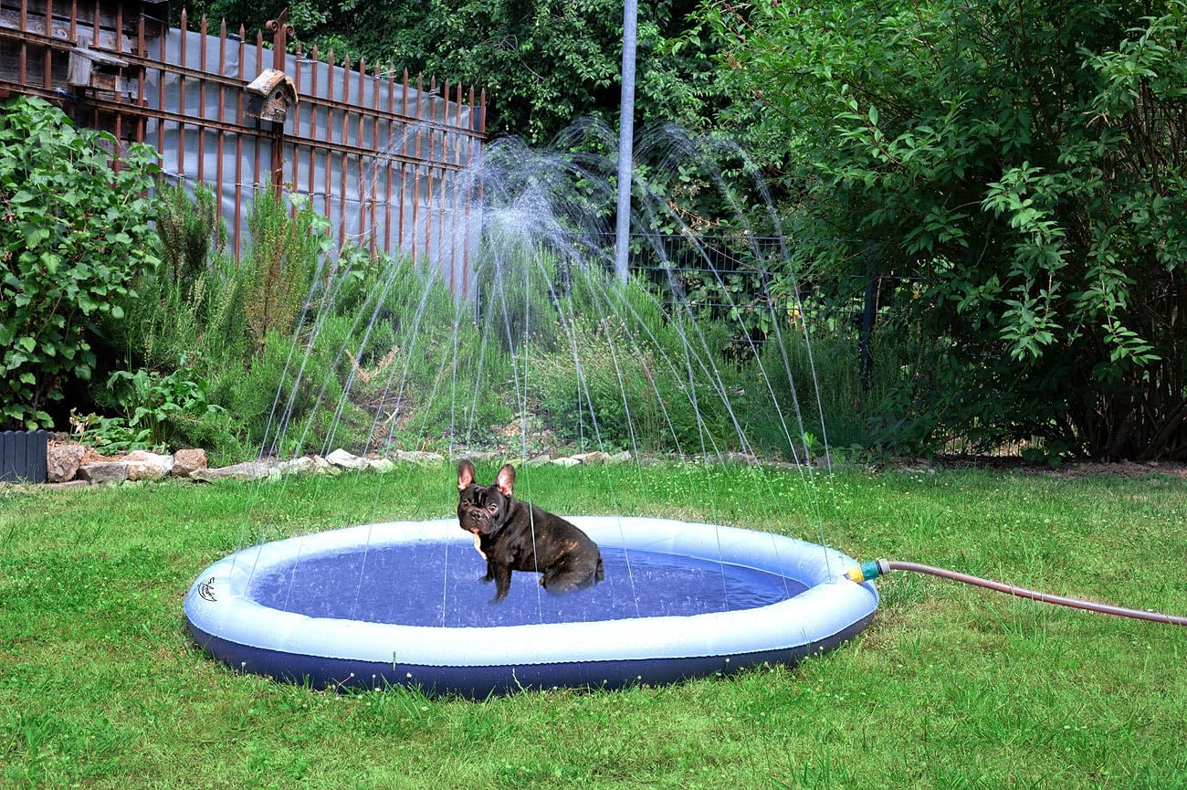 Sprinklerpool Wasserspielmatte 2er-Set für Kinder & Hunde