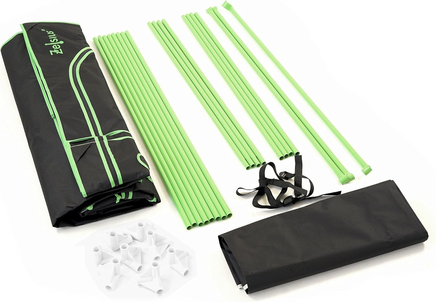 Growzelt MyHomeGrow (140 x 140 x 200 cm), Schwarz 140 x 140 x 200 cm