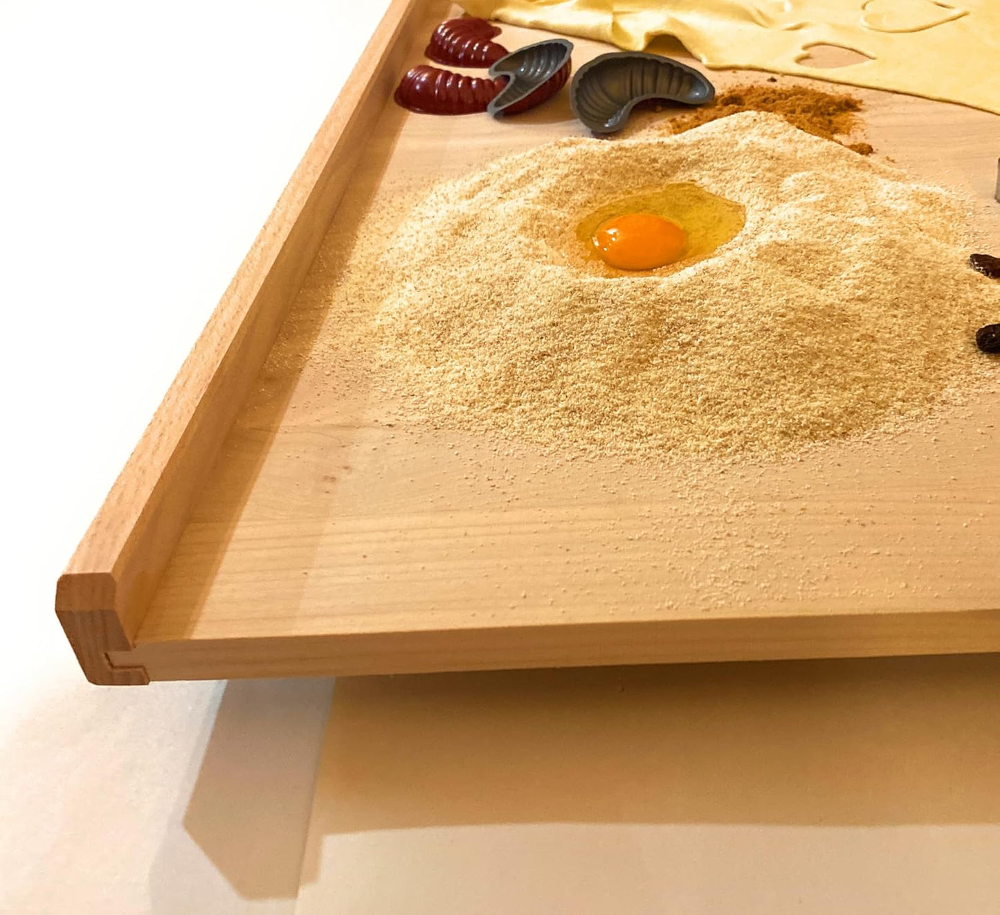 Holzbackbrett Teig- und Nudelbrett, 100 Cm*60 Cm*1,5 Cm