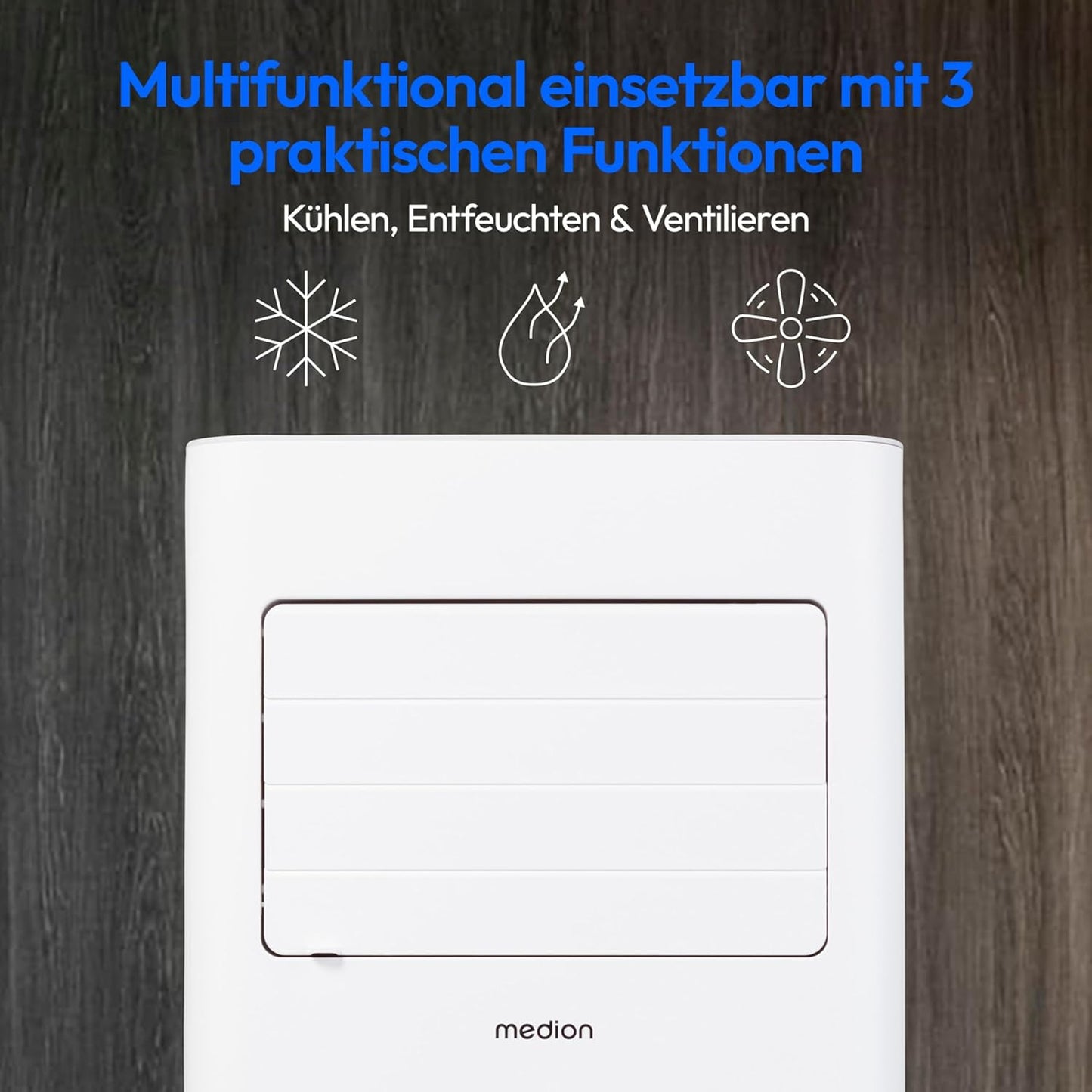 Mobile Klimaanlage, Fernbedienung 9.000 BTU, Standardlieferung