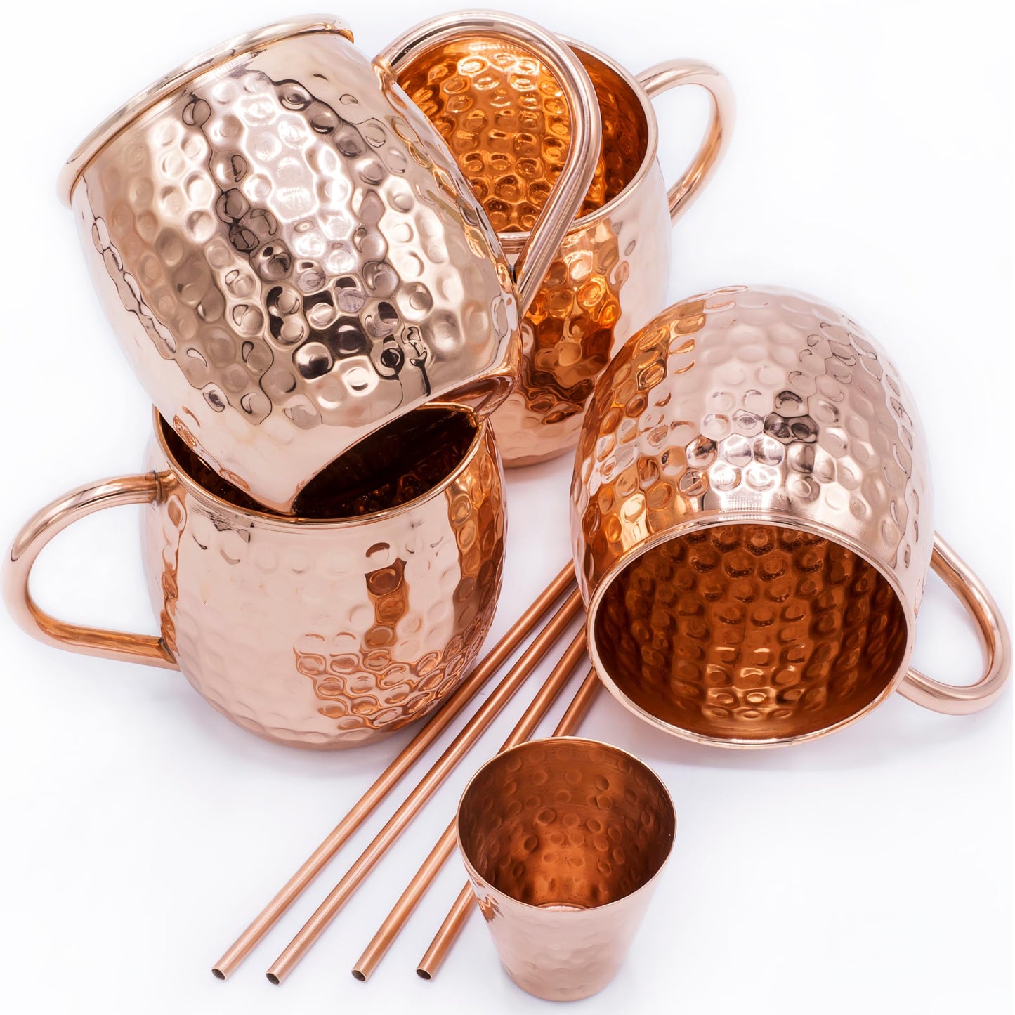 Multi Moscow Mule Cocktailgläser-Geschenkset, 9-teilig, Multi