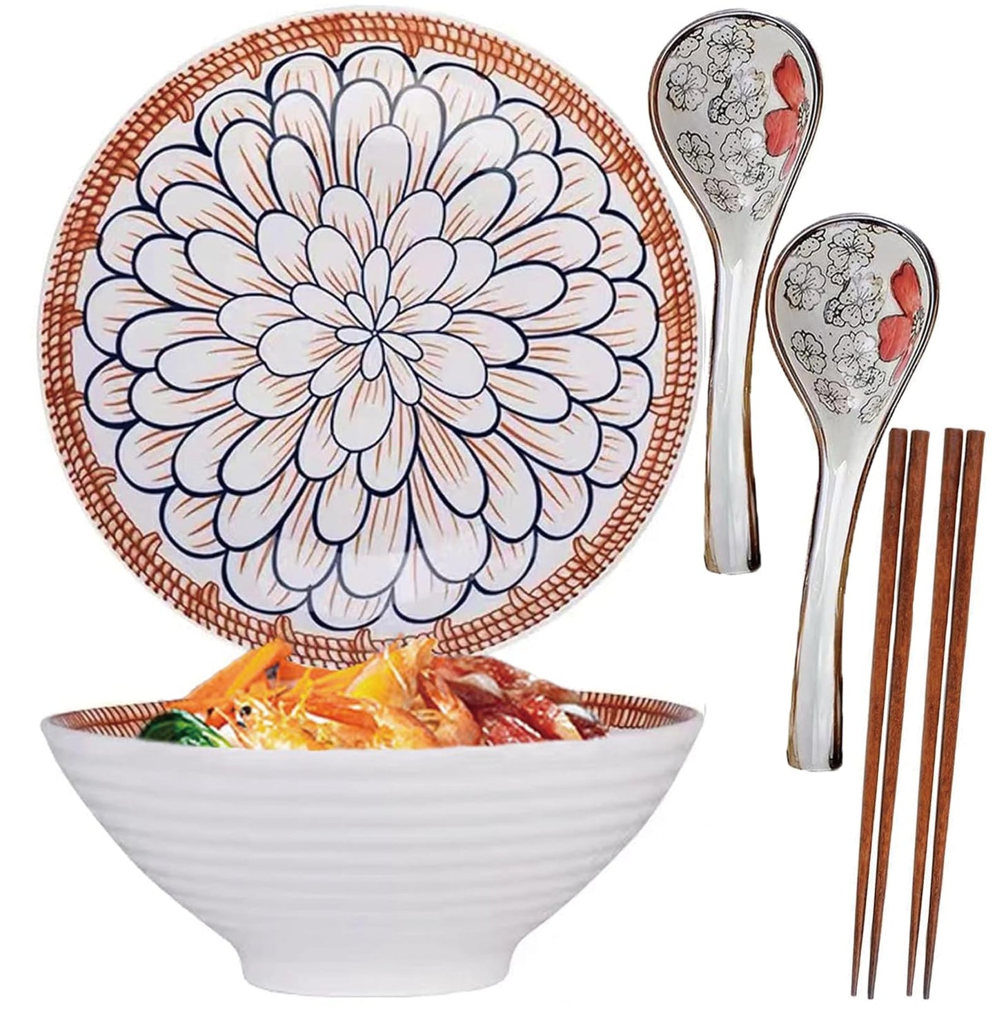 6-teiliges Ramen-Schüssel-Set, G