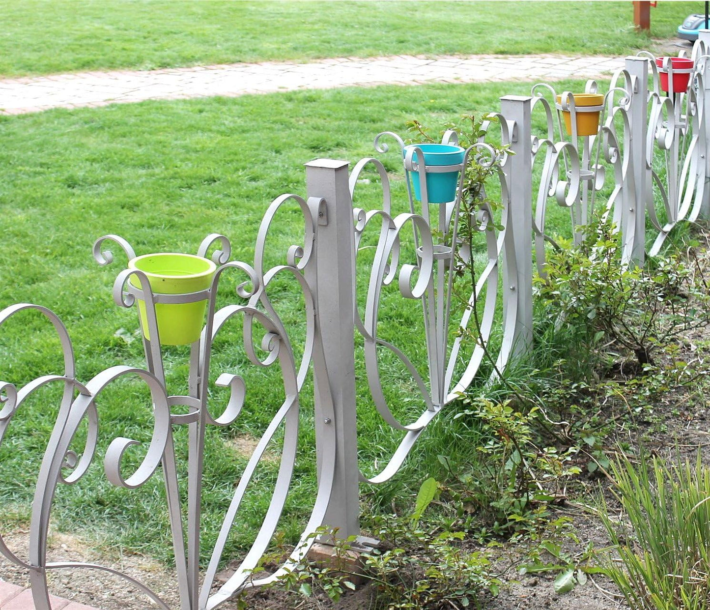 Gartenzaun-Pfosten aus Aluminium, 80 cm, Pfosten