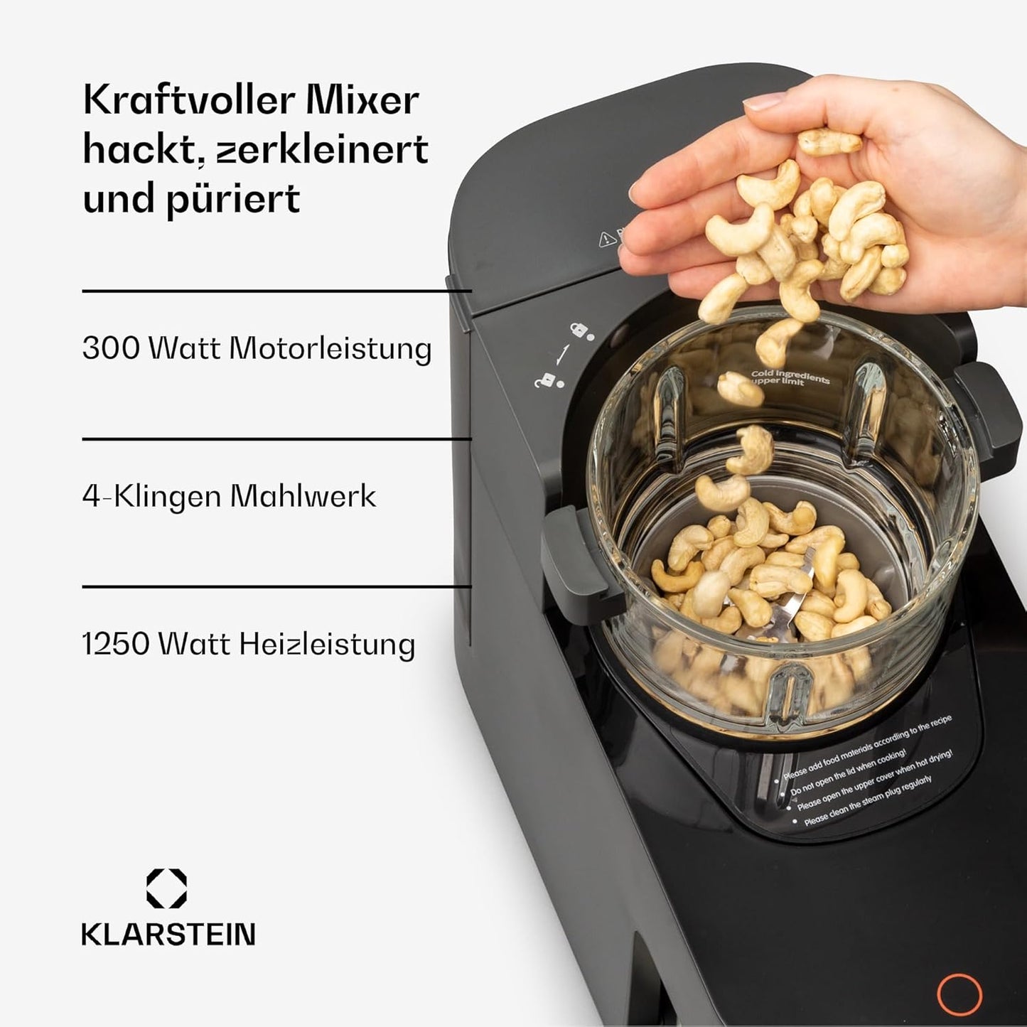 Hochleistungsmixer mit 360° Heiztechnologie