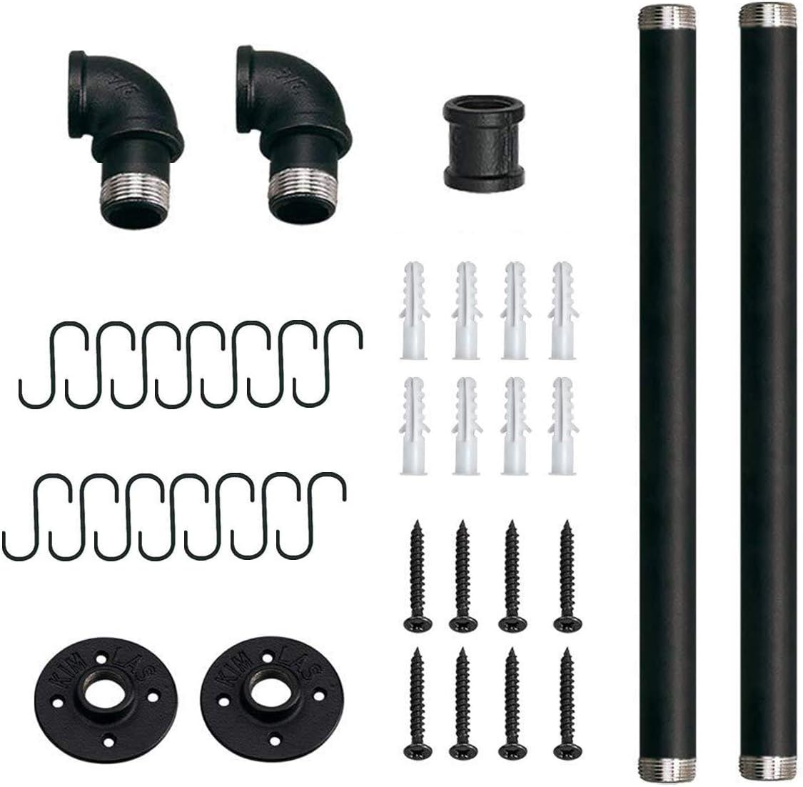 Hakenleiste mit 14 Haken, 80 cm/14 Hacken