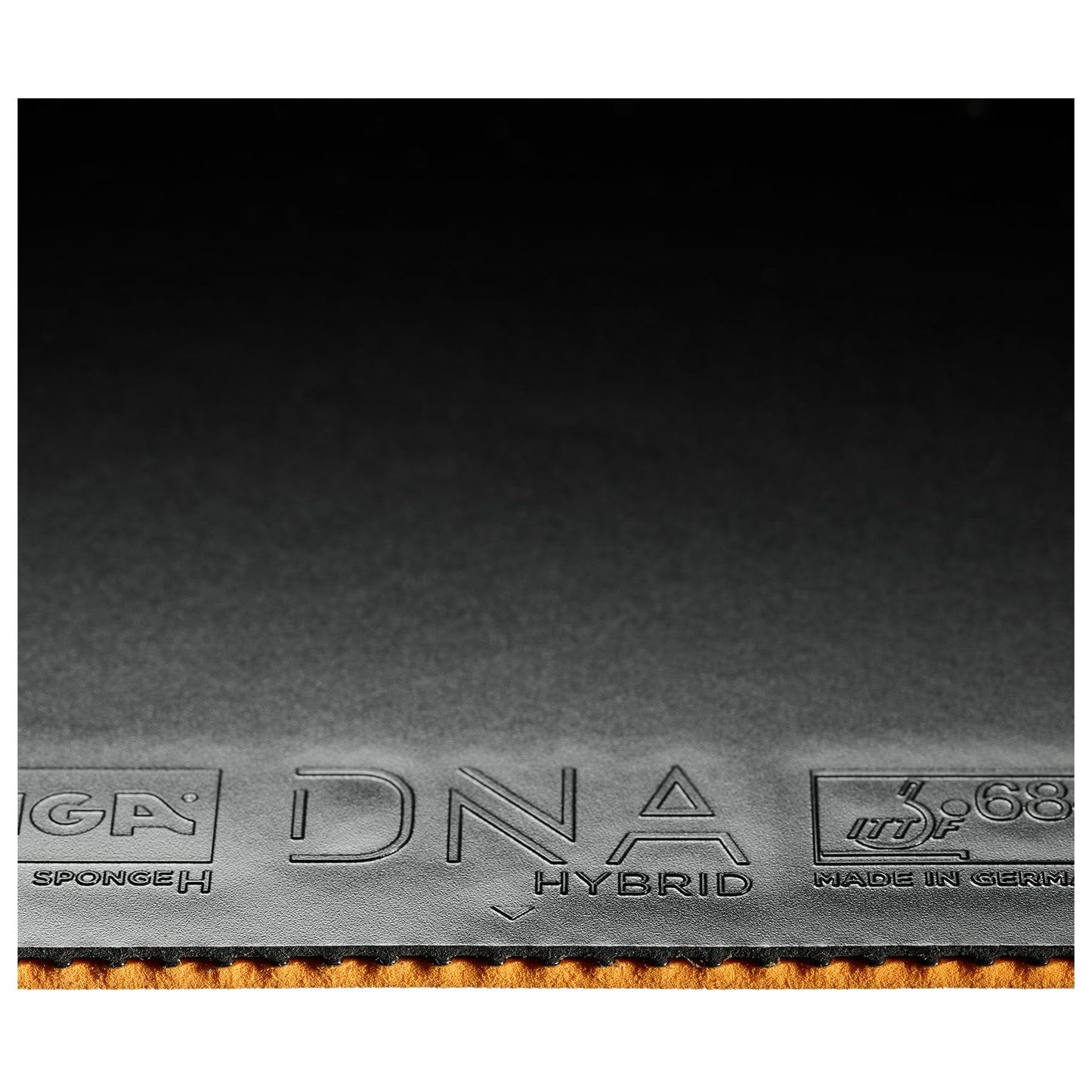 Tischtennisbelag DNA Hybrid H mit Tensor-Technologie, 2.1 mm Schwarz